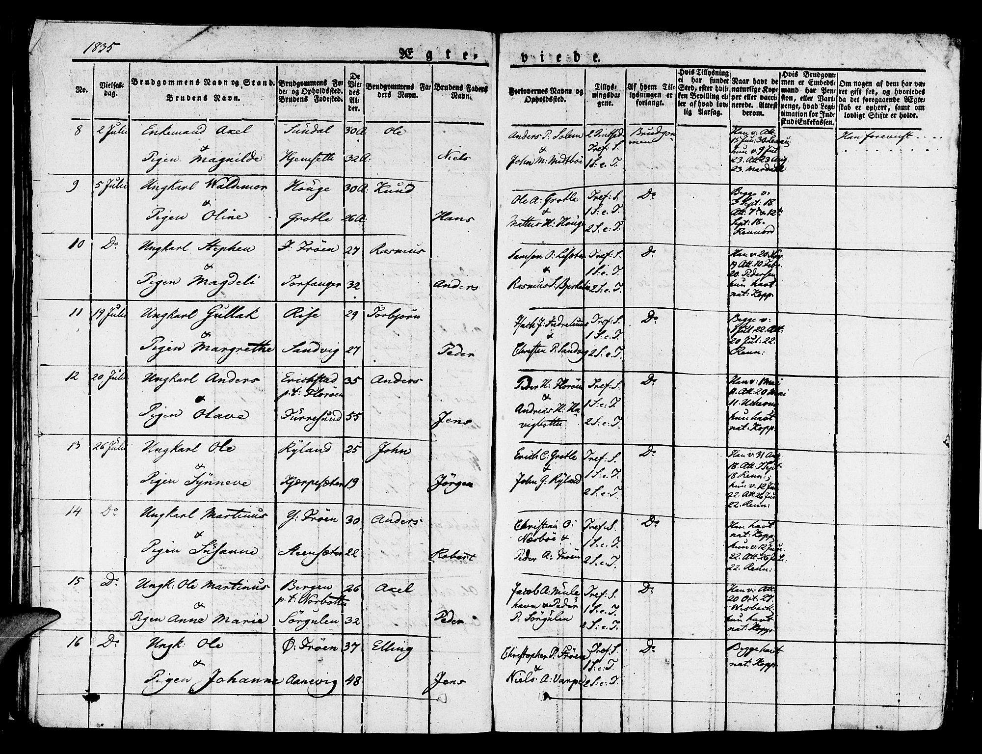 Kinn sokneprestembete, AV/SAB-A-80801/H/Haa/Haaa/L0004/0002: Parish register (official) no. A 4II, 1822-1840, p. 49