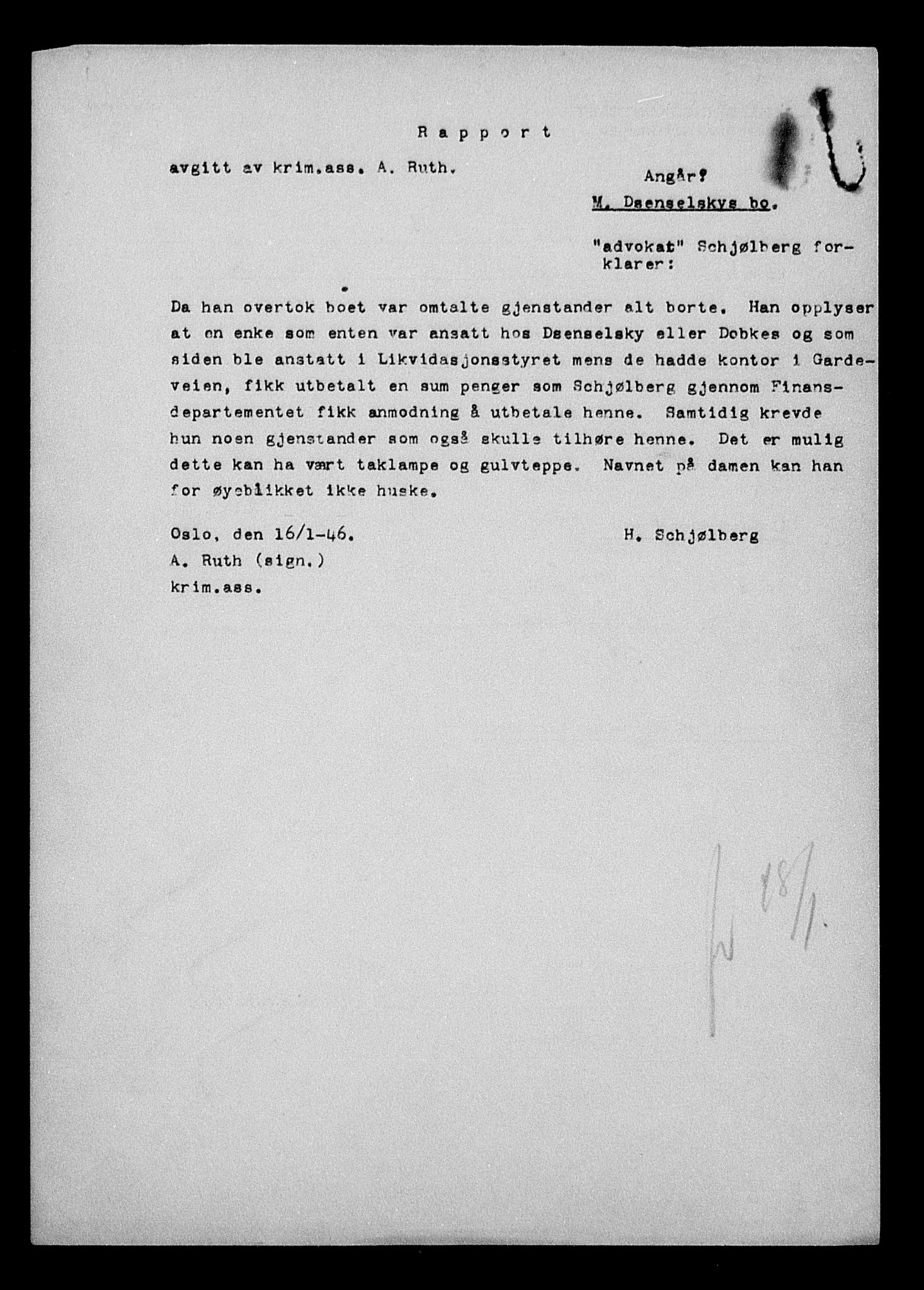 Justisdepartementet, Tilbakeføringskontoret for inndratte formuer, AV/RA-S-1564/H/Hc/Hcc/L0931: --, 1945-1947, p. 359