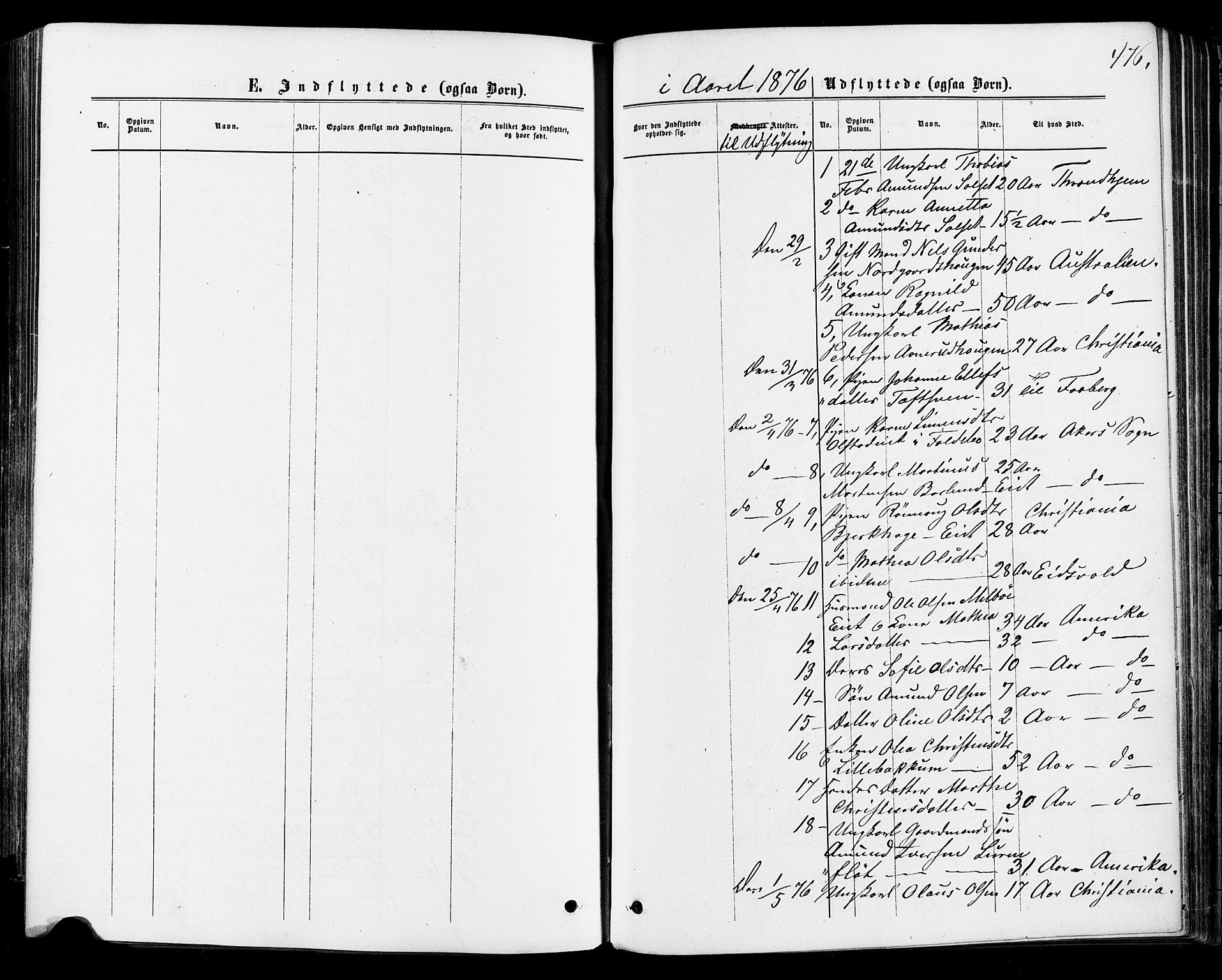 Østre Gausdal prestekontor, SAH/PREST-092/H/Ha/Haa/L0001: Parish register (official) no. 1, 1874-1886, p. 476