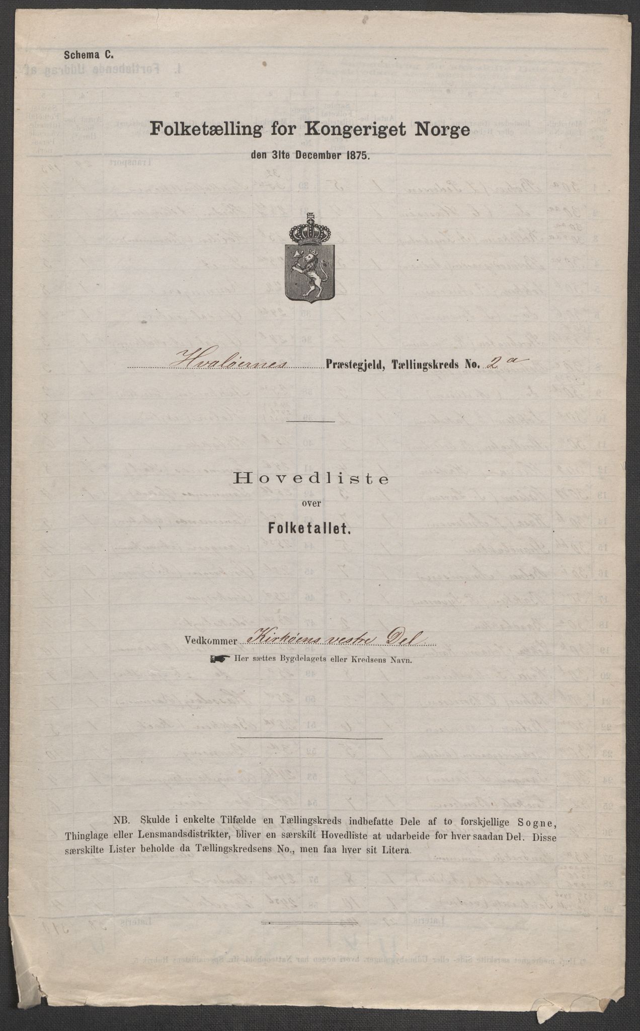 RA, 1875 census for 0111P Hvaler, 1875, p. 7