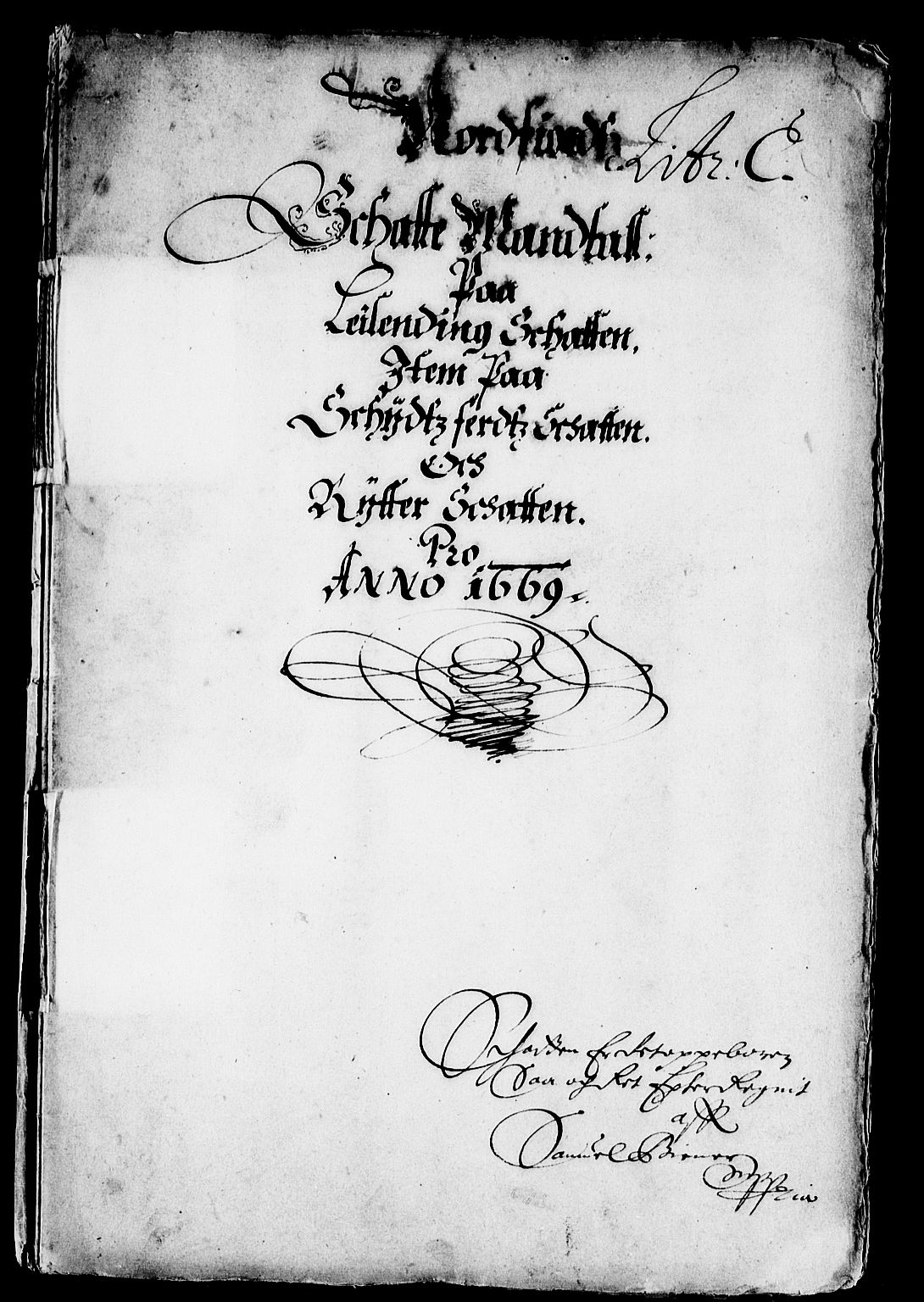 Rentekammeret inntil 1814, Reviderte regnskaper, Stiftamtstueregnskaper, Bergen stiftamt, AV/RA-EA-6043/R/Rc/L0030: Bergen stiftamt, 1669