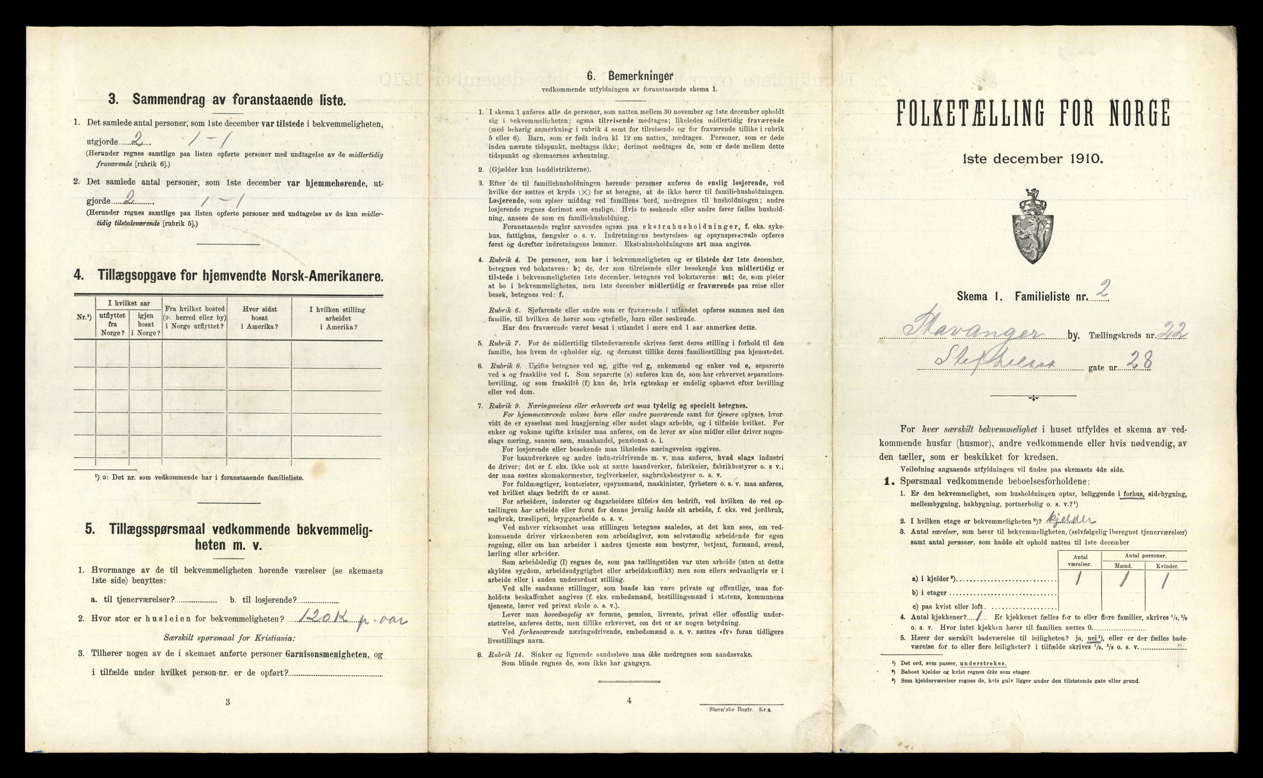 RA, 1910 census for Stavanger, 1910, p. 14770