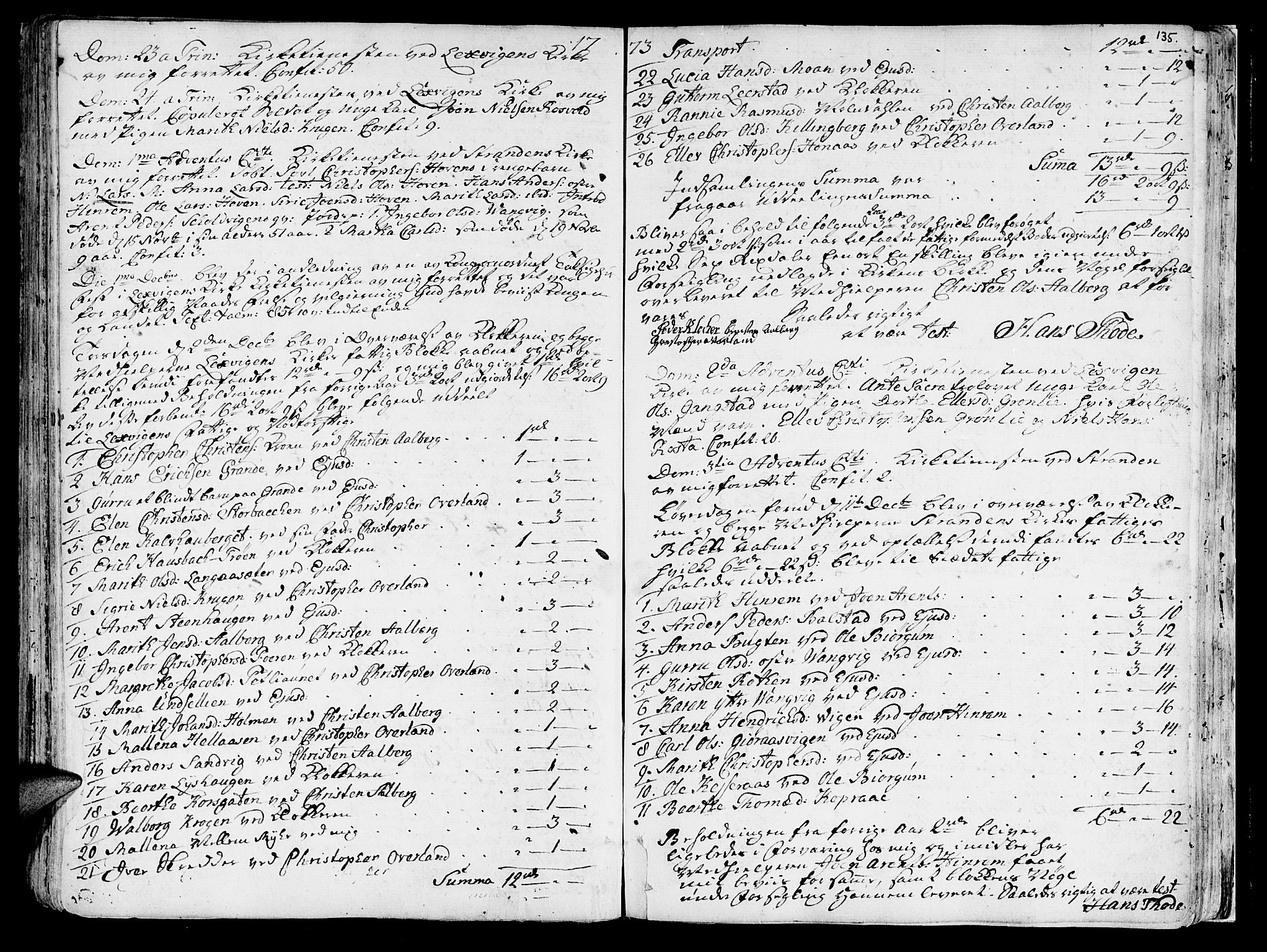 Ministerialprotokoller, klokkerbøker og fødselsregistre - Nord-Trøndelag, SAT/A-1458/701/L0003: Parish register (official) no. 701A03, 1751-1783, p. 135