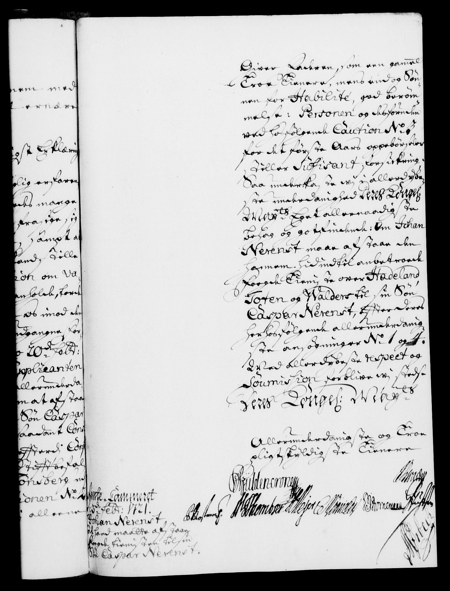 Rentekammeret, Kammerkanselliet, RA/EA-3111/G/Gf/Gfa/L0004: Norsk relasjons- og resolusjonsprotokoll (merket RK 52.4), 1721, p. 242