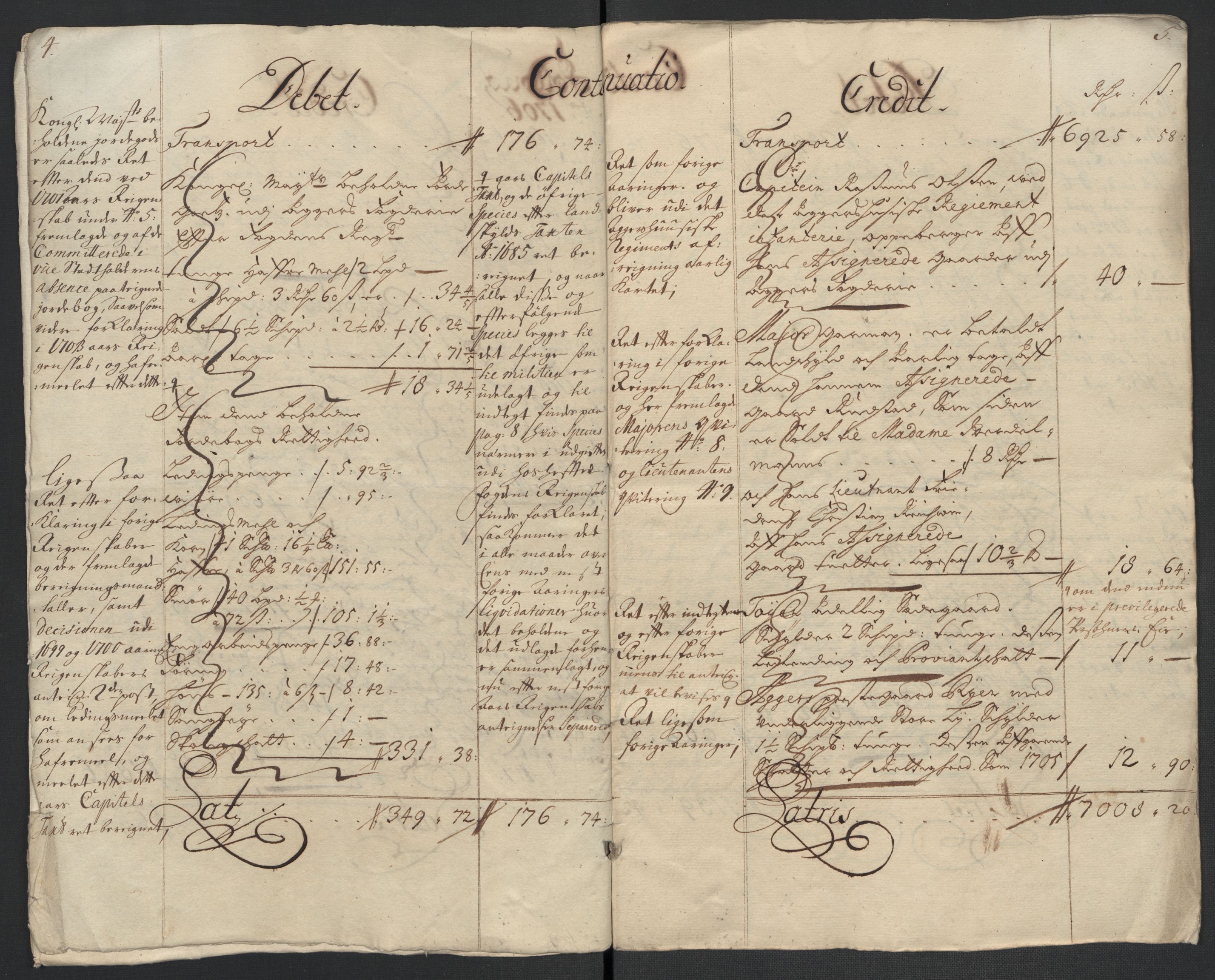 Rentekammeret inntil 1814, Reviderte regnskaper, Fogderegnskap, AV/RA-EA-4092/R10/L0446: Fogderegnskap Aker og Follo, 1705-1706, p. 153