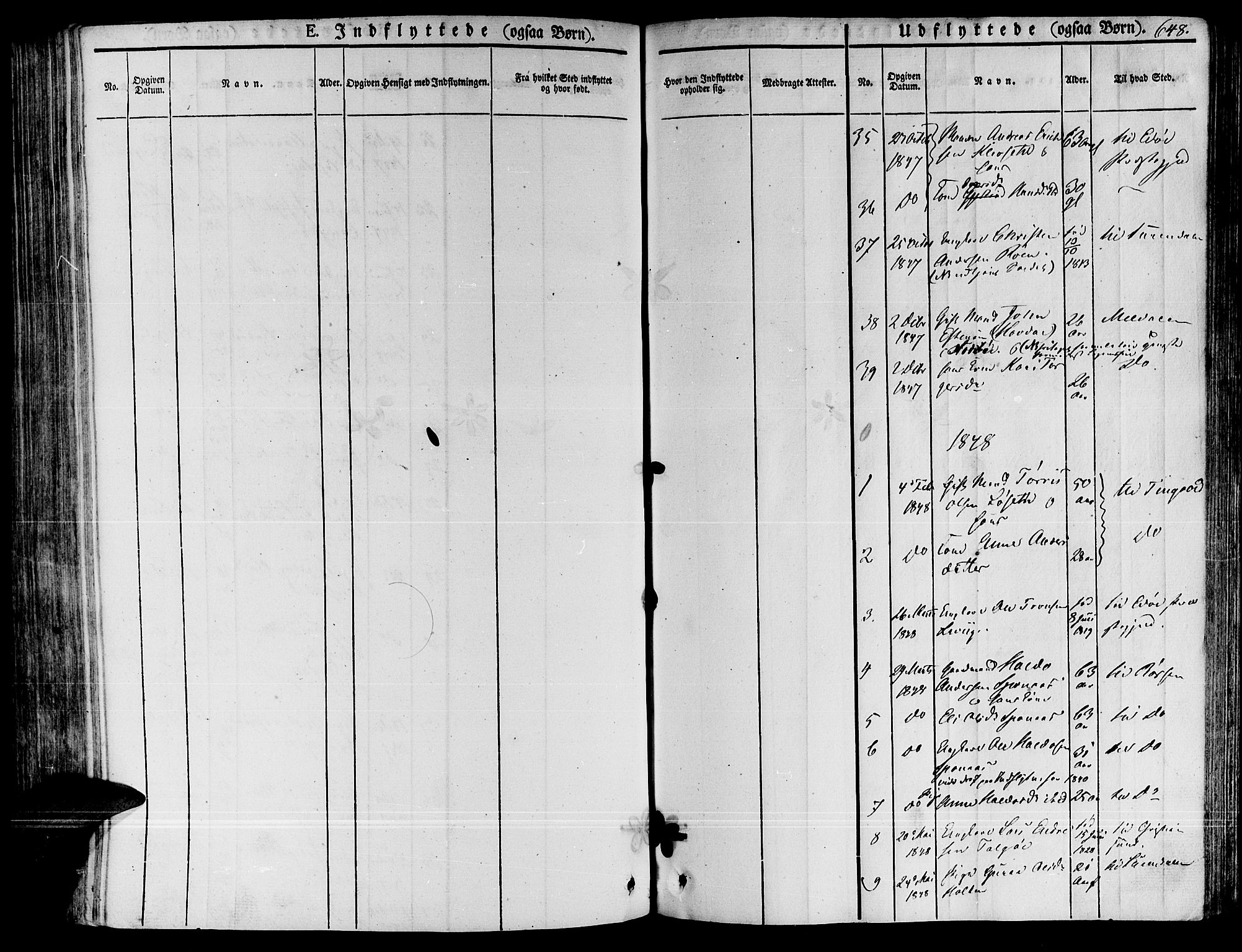 Ministerialprotokoller, klokkerbøker og fødselsregistre - Møre og Romsdal, SAT/A-1454/592/L1024: Parish register (official) no. 592A03 /1, 1831-1849, p. 648