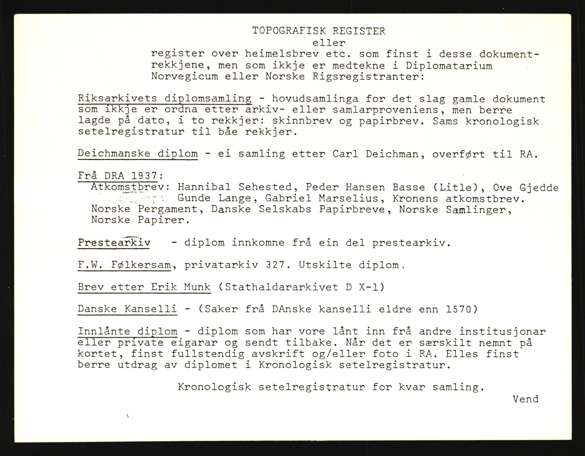 Riksarkivets diplomsamling, AV/RA-EA-5965/F35/F35e/L0027: Registreringssedler Rogaland, 1400-1700, p. 1