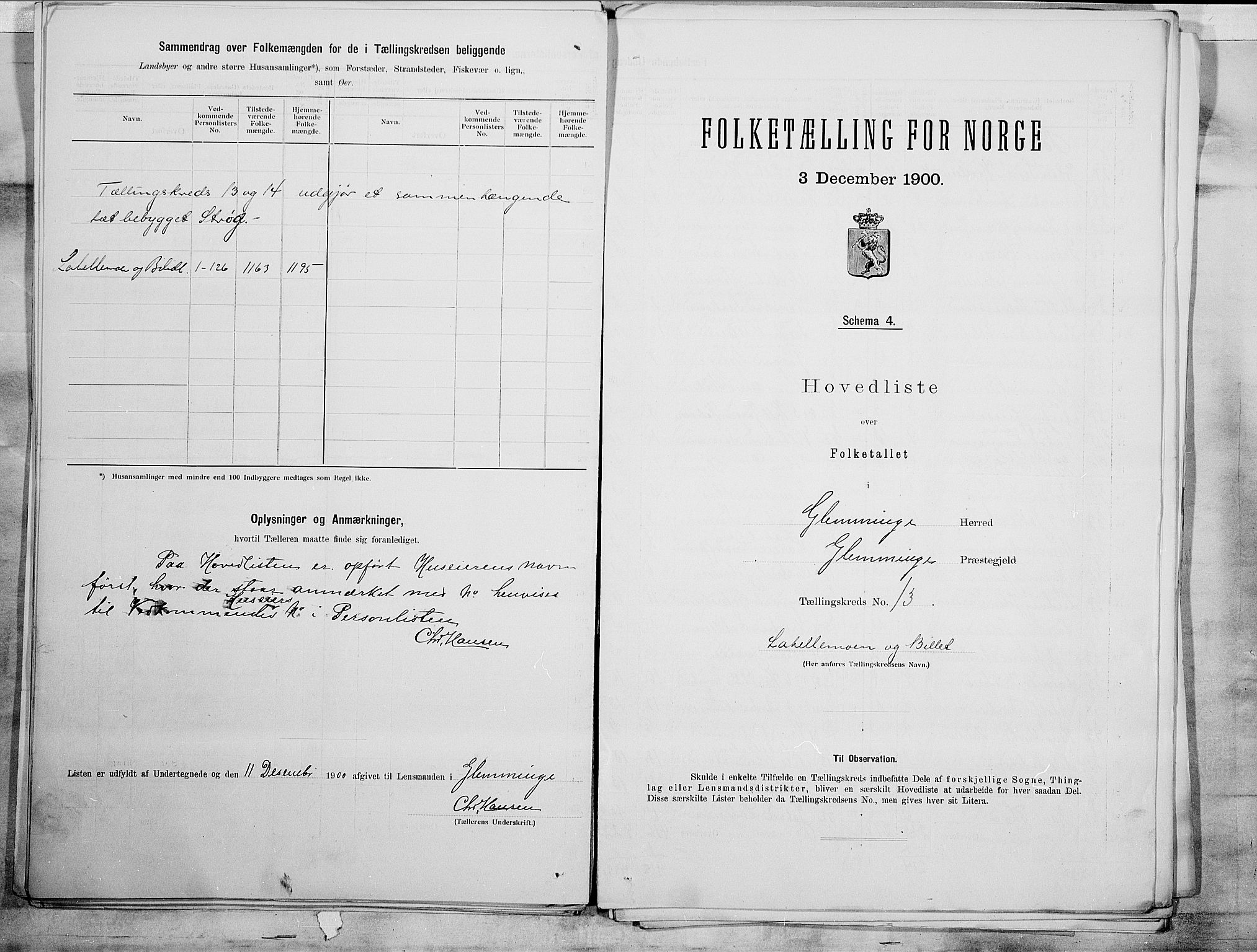 SAO, 1900 census for Glemmen, 1900, p. 30