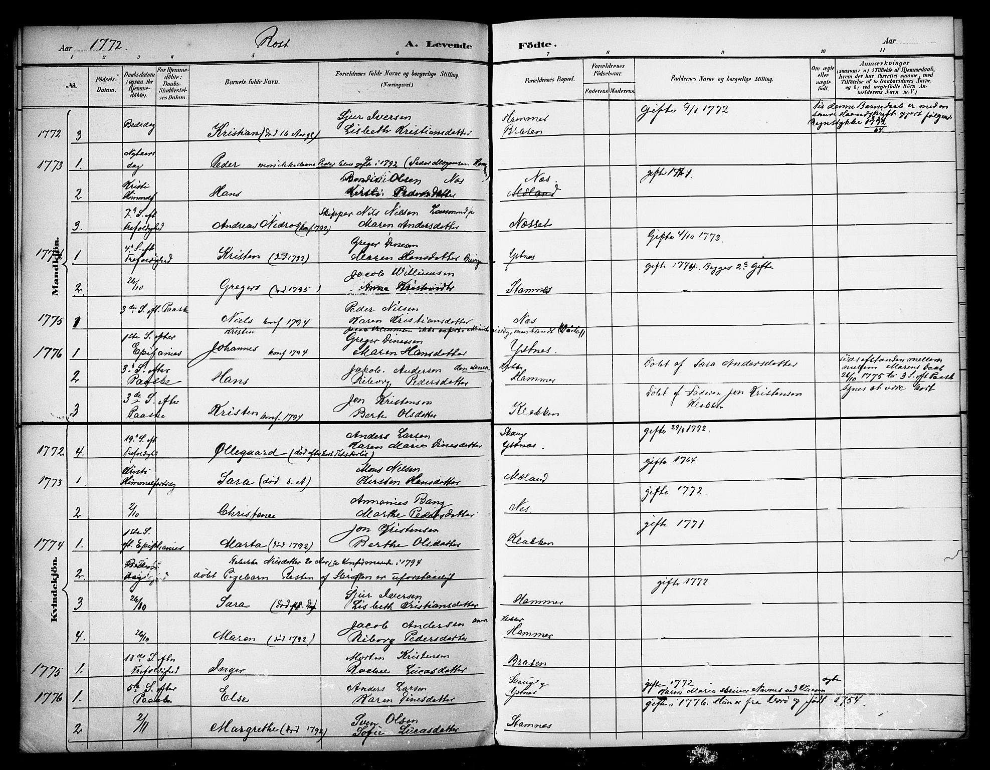 Ministerialprotokoller, klokkerbøker og fødselsregistre - Nordland, AV/SAT-A-1459/808/L0134: Parish register transcript no. 808D01, 1752-1801