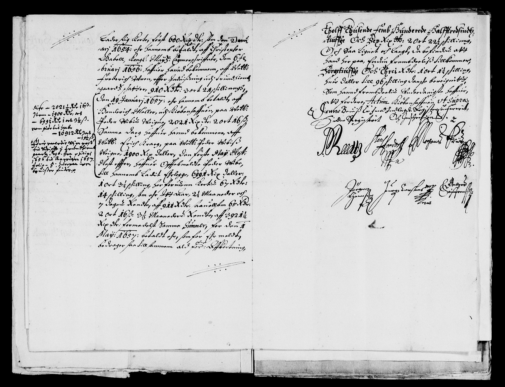 Rentekammeret inntil 1814, Reviderte regnskaper, Lensregnskaper, AV/RA-EA-5023/R/Rb/Rbw/L0126: Trondheim len, 1656-1657