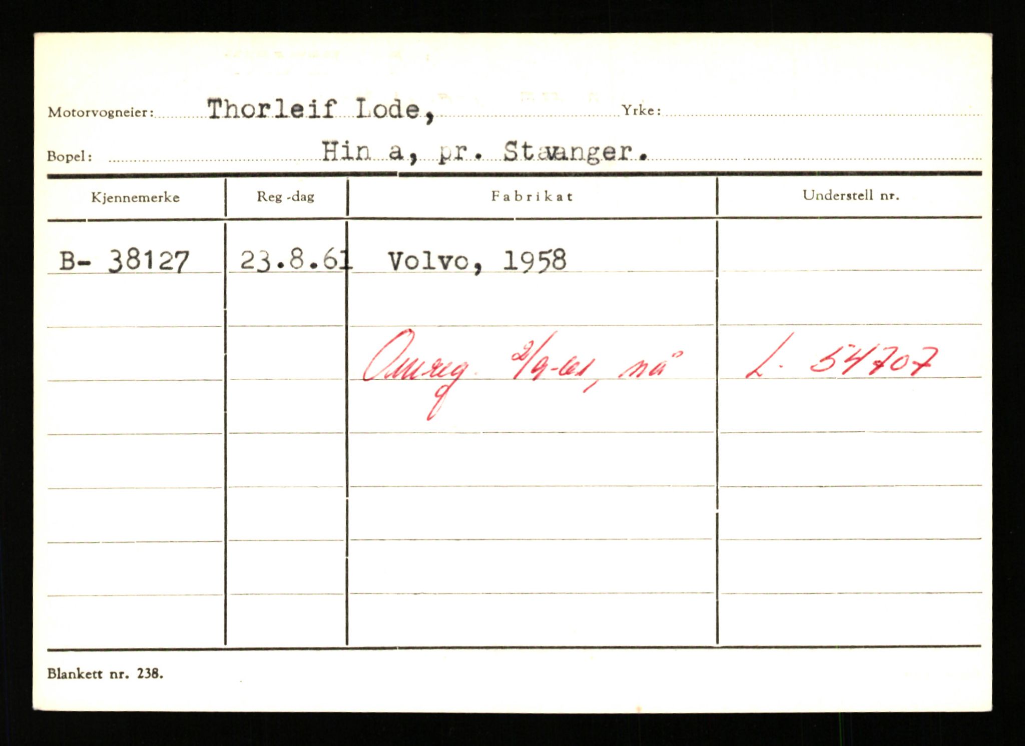 Stavanger trafikkstasjon, AV/SAST-A-101942/0/G/L0006: Registreringsnummer: 34250 - 49007, 1930-1971, p. 1049