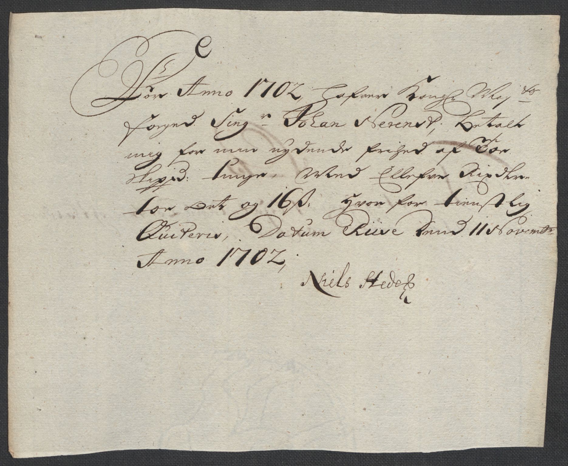 Rentekammeret inntil 1814, Reviderte regnskaper, Fogderegnskap, RA/EA-4092/R18/L1300: Fogderegnskap Hadeland, Toten og Valdres, 1702, p. 335