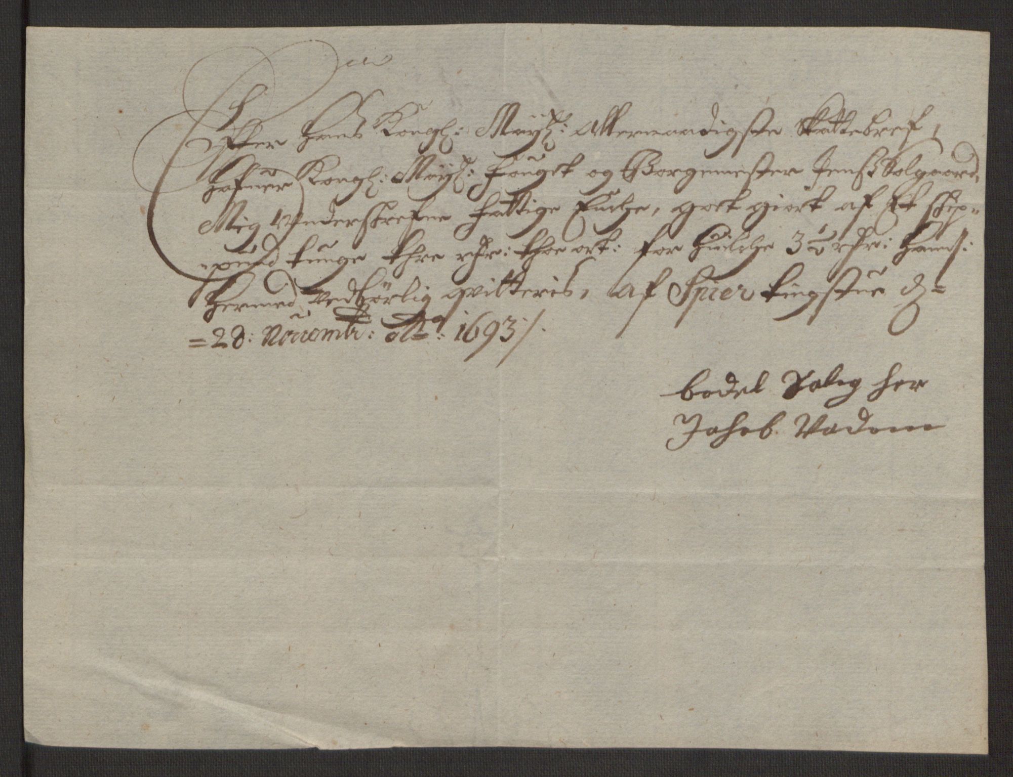 Rentekammeret inntil 1814, Reviderte regnskaper, Fogderegnskap, AV/RA-EA-4092/R03/L0120: Fogderegnskap Onsøy, Tune, Veme og Åbygge fogderi, 1692-1693, p. 386