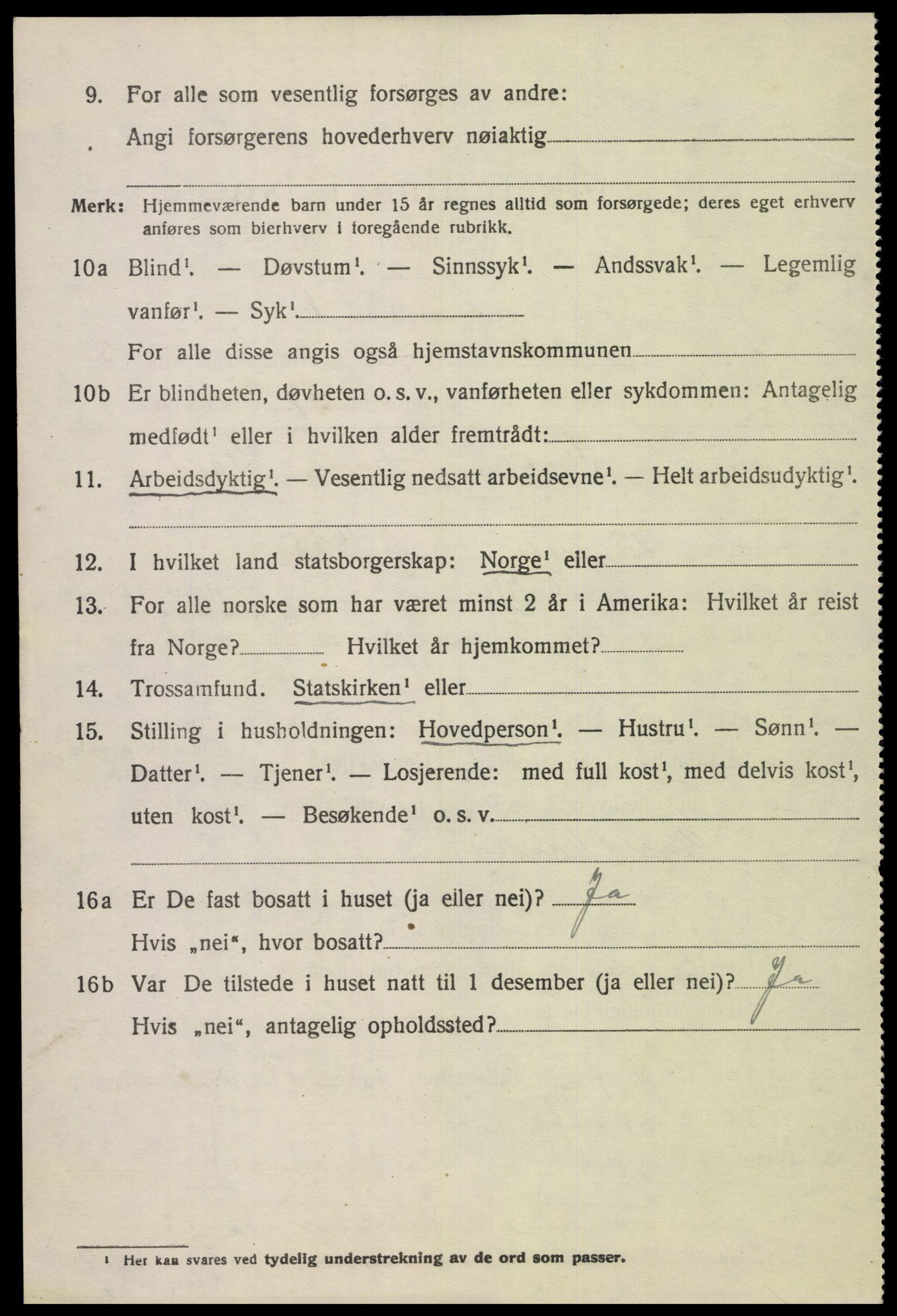 SAK, 1920 census for Bakke, 1920, p. 1429