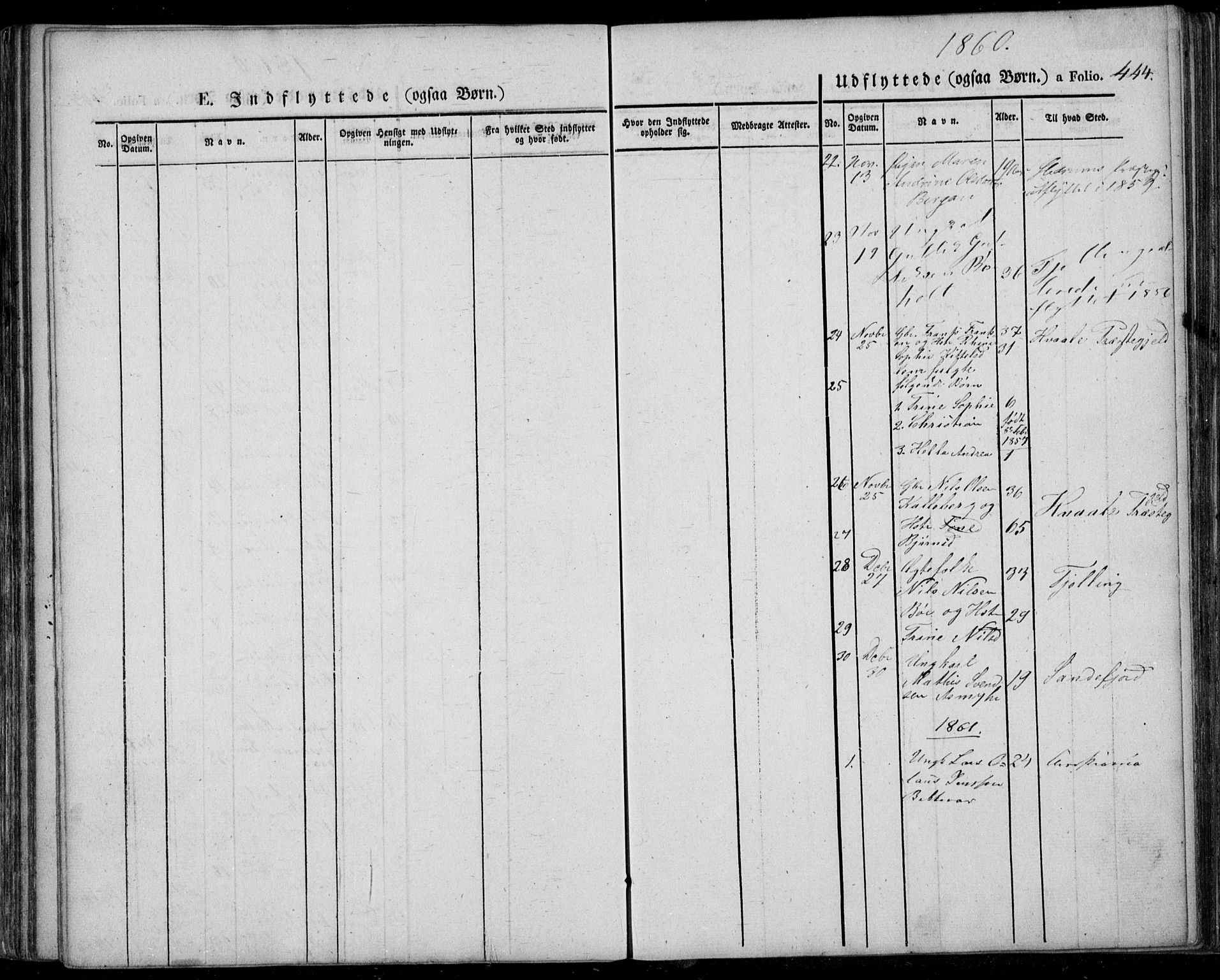 Lardal kirkebøker, AV/SAKO-A-350/F/Fa/L0006: Parish register (official) no. I 6, 1835-1860, p. 444