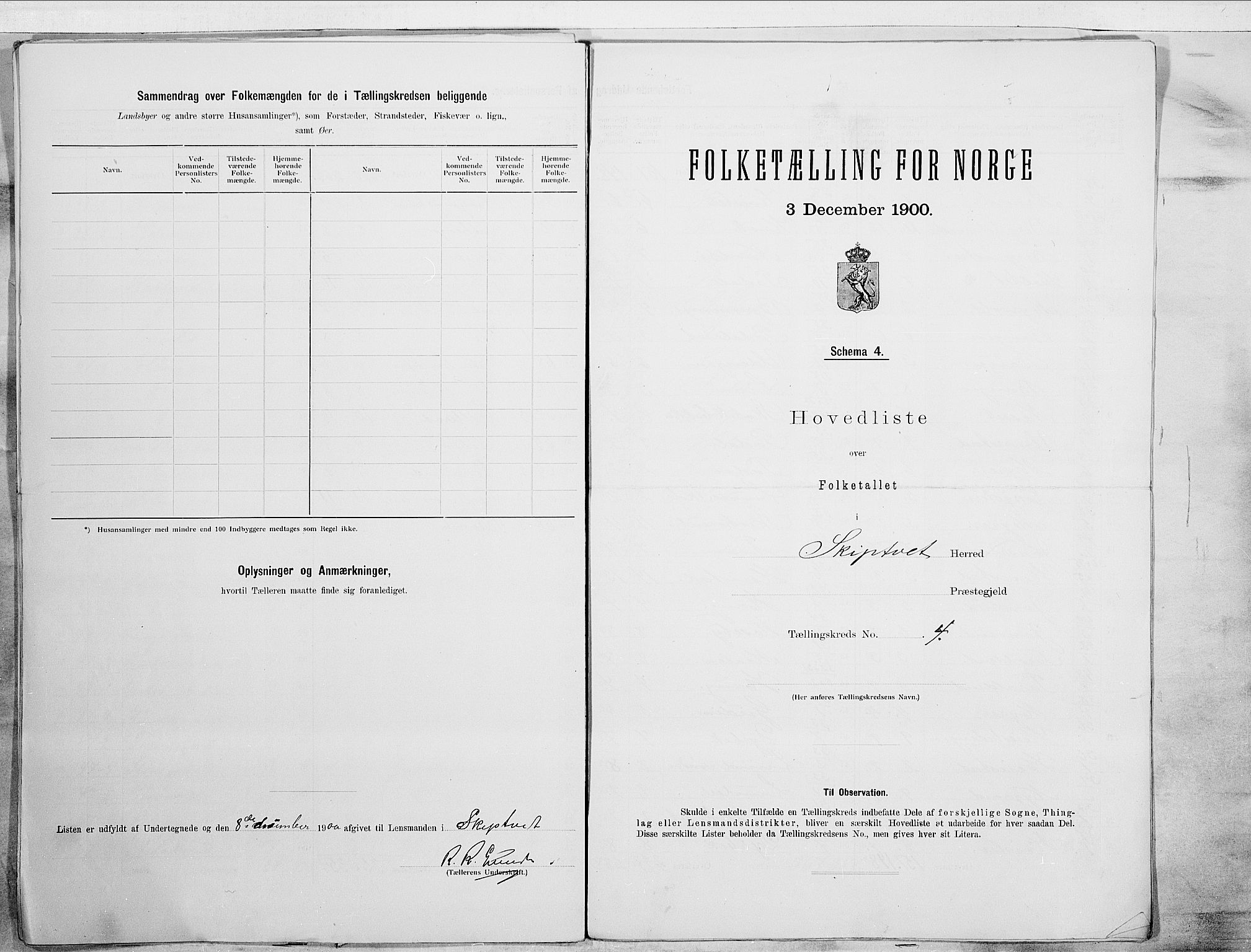 SAO, 1900 census for Skiptvet, 1900, p. 10