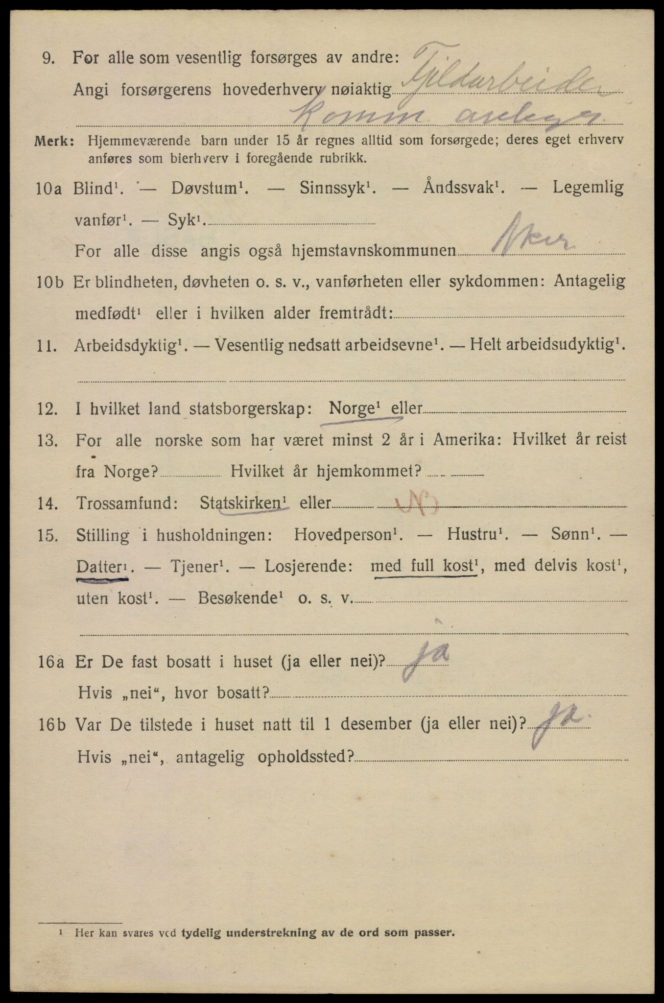 SAO, 1920 census for Aker, 1920, p. 116171