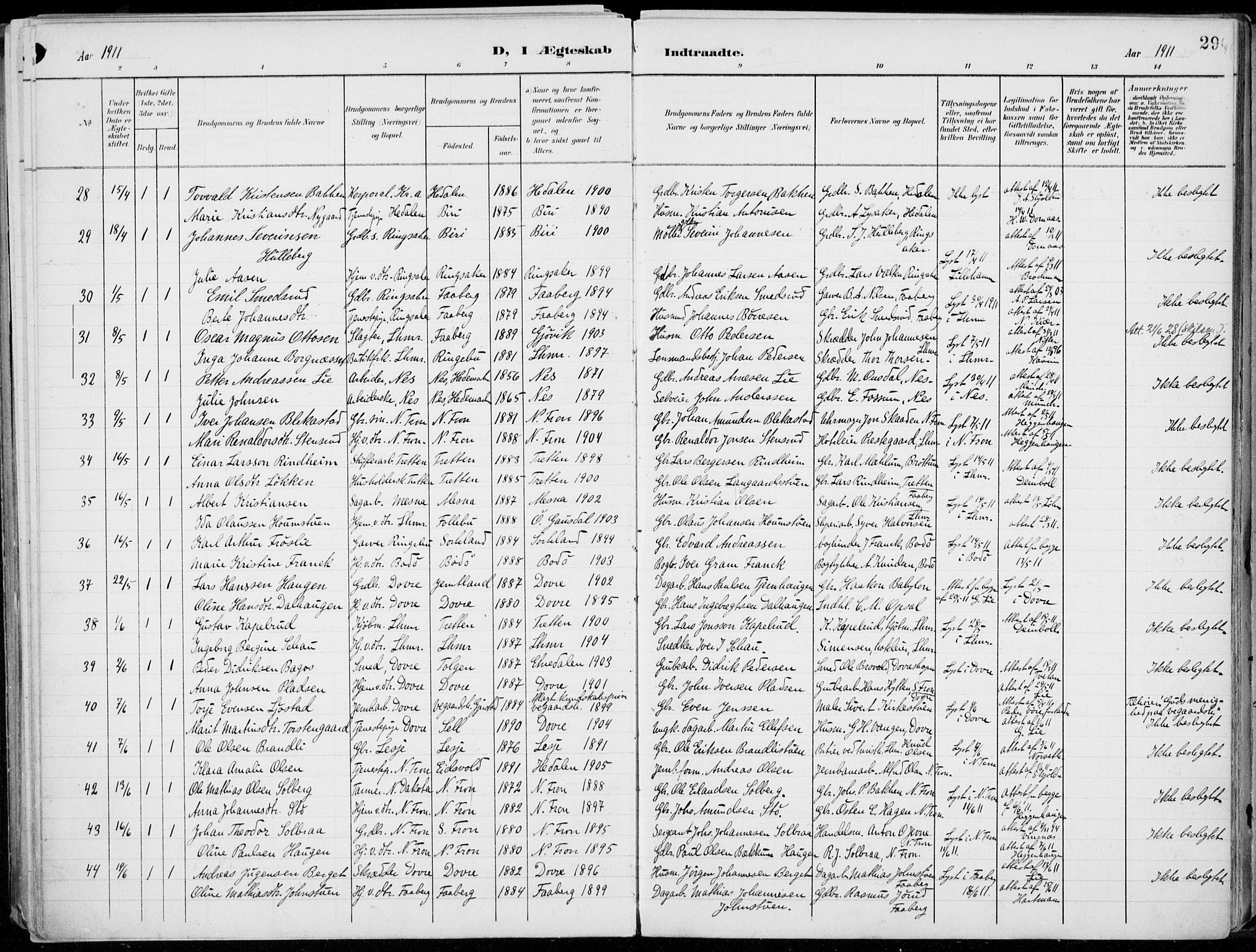 Lillehammer prestekontor, SAH/PREST-088/H/Ha/Haa/L0001: Parish register (official) no. 1, 1901-1916, p. 290