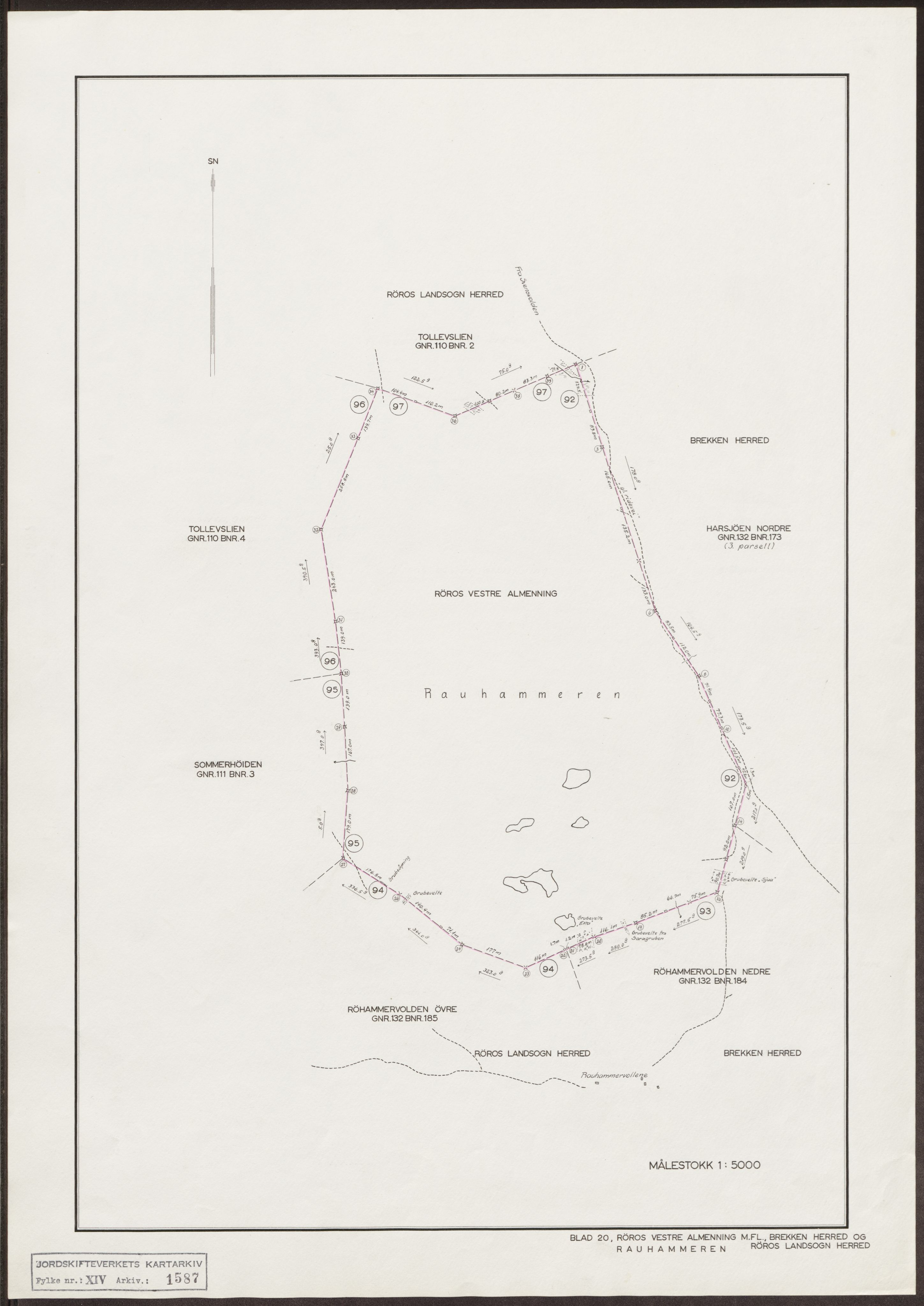 Jordskifteverkets kartarkiv, RA/S-3929/T, 1859-1988, p. 2436