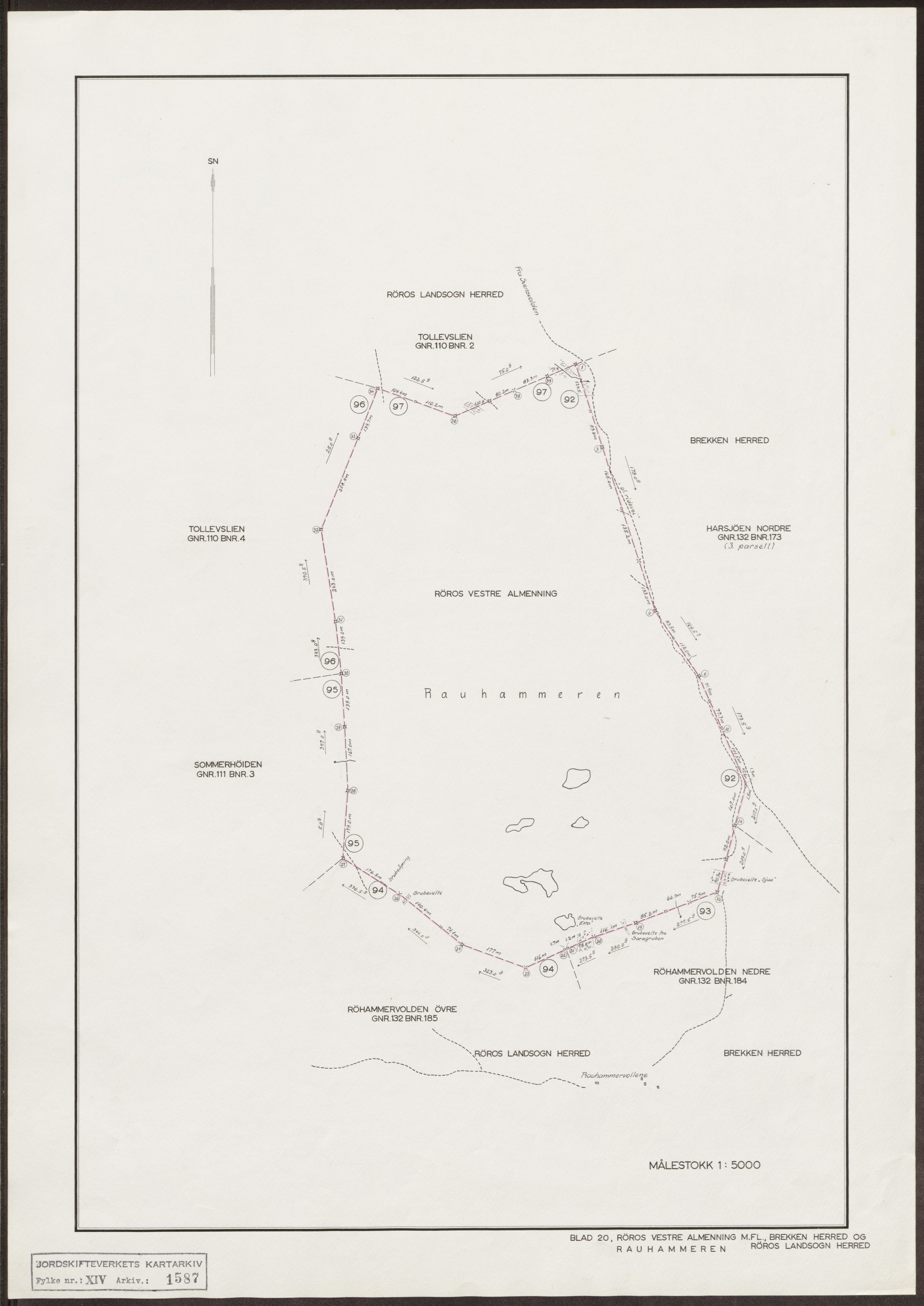 Jordskifteverkets kartarkiv, AV/RA-S-3929/T, 1859-1988, p. 2436