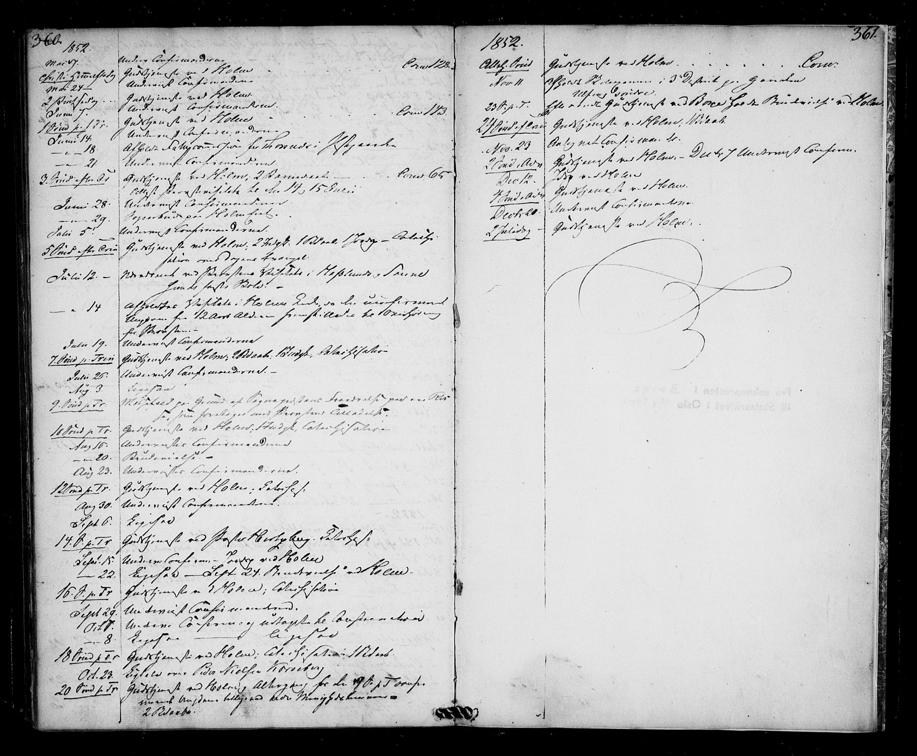 Borge prestekontor Kirkebøker, AV/SAO-A-10903/F/Fb/L0001: Parish register (official) no. II 1, 1836-1852, p. 360-361