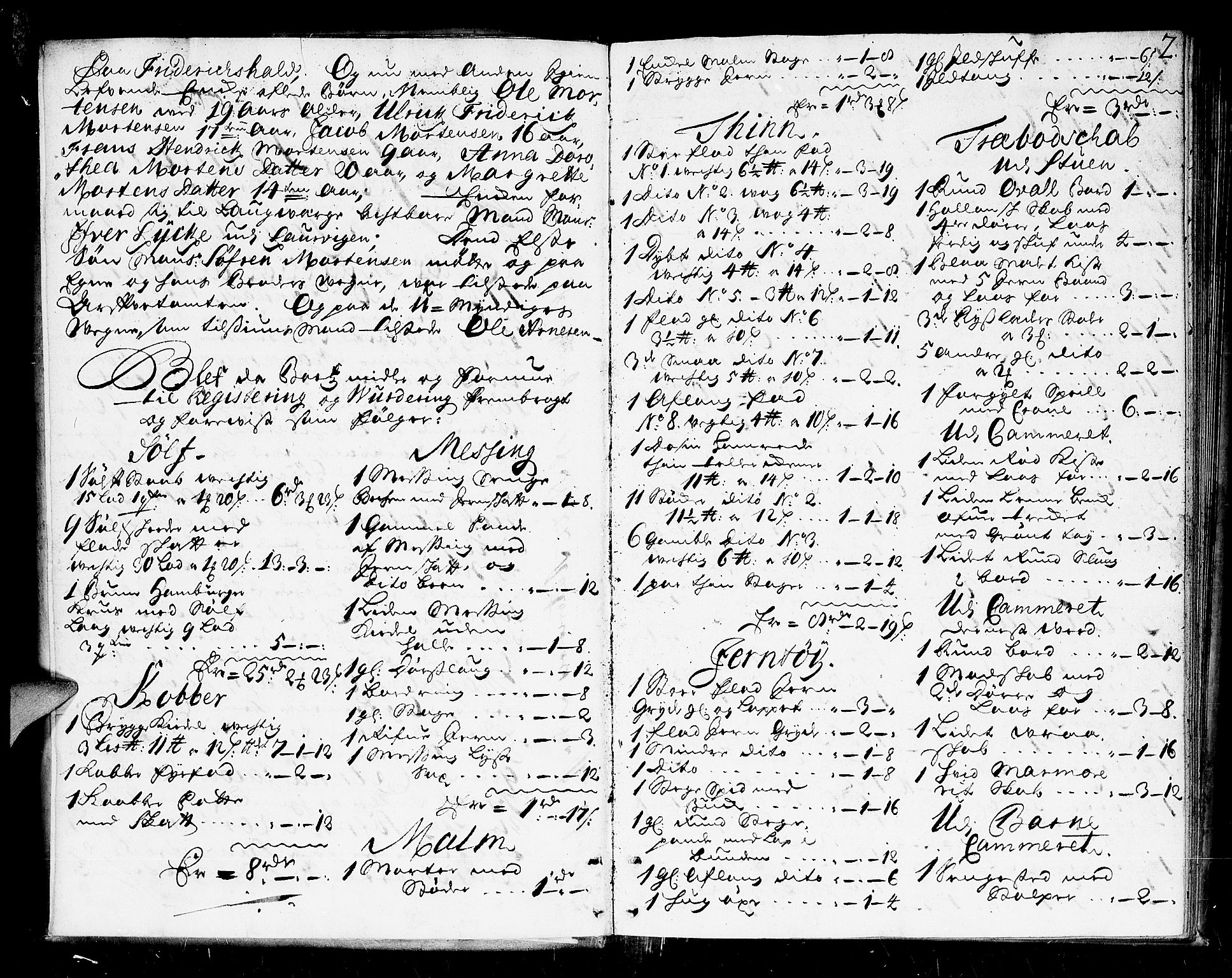 Larvik byfogd, AV/SAKO-A-218/H/Hb/Hba/L0006: Skifteprotokoll, 1722-1743, p. 1b-2a