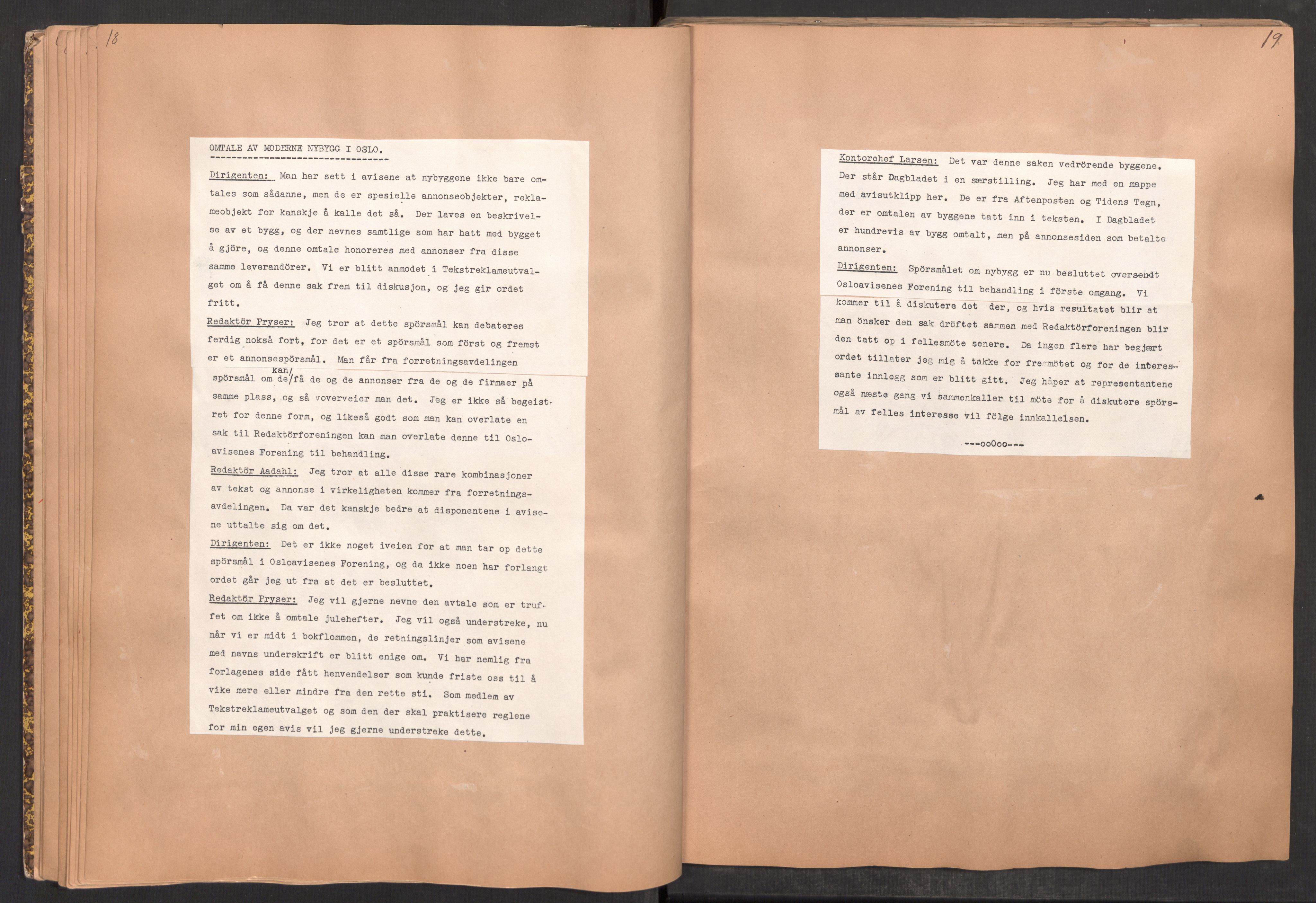 Tekstreklameutvalget, RA/PA-0854/A/Aa/L0003: Møtereferat, 1938-1955, p. 18-19