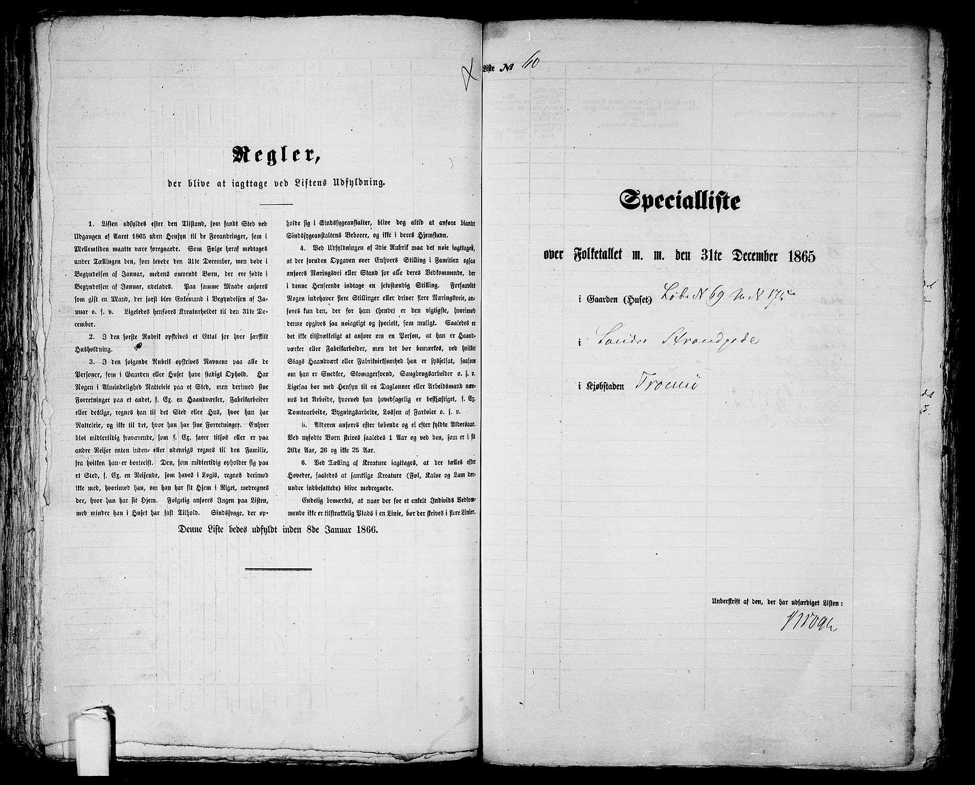 RA, 1865 census for Tromsø, 1865, p. 129