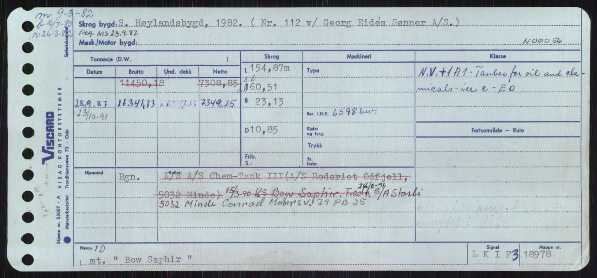 Sjøfartsdirektoratet med forløpere, Skipsmålingen, RA/S-1627/H/Ha/L0001/0002: Fartøy, A-Eig / Fartøy Bjør-Eig, p. 199