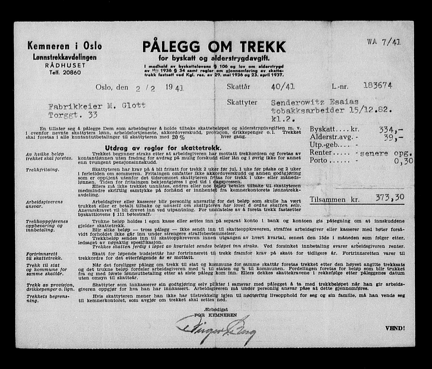 Justisdepartementet, Tilbakeføringskontoret for inndratte formuer, AV/RA-S-1564/H/Hc/Hcc/L0981: --, 1945-1947, p. 399