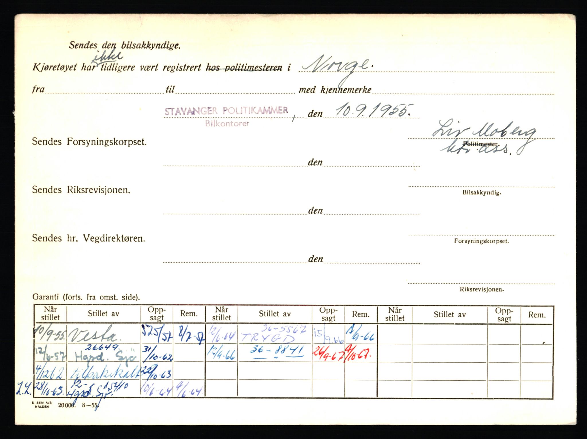 Stavanger trafikkstasjon, AV/SAST-A-101942/0/F/L0012: L-4200 - L-4699, 1930-1971, p. 854