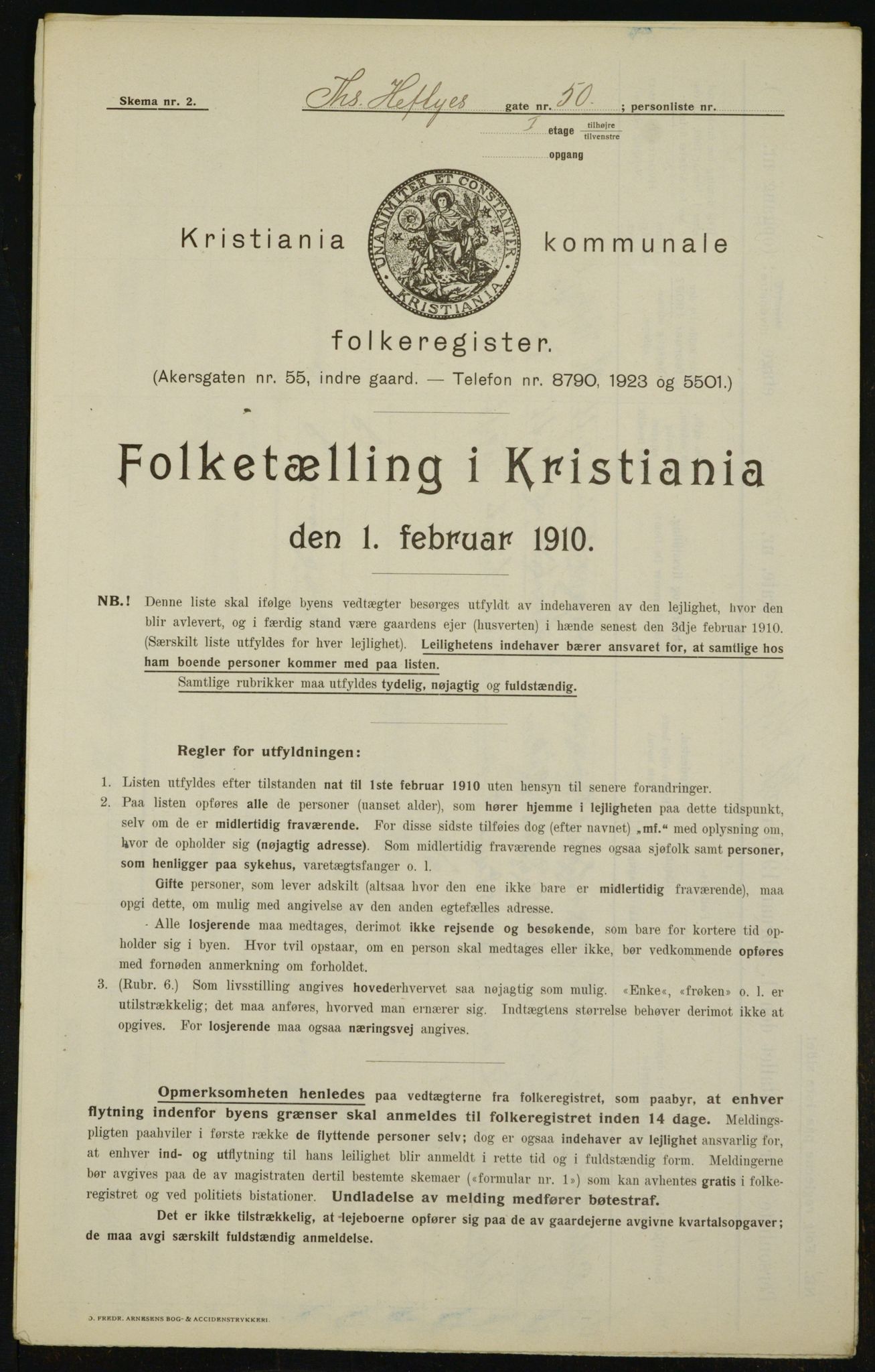 OBA, Municipal Census 1910 for Kristiania, 1910, p. 103643