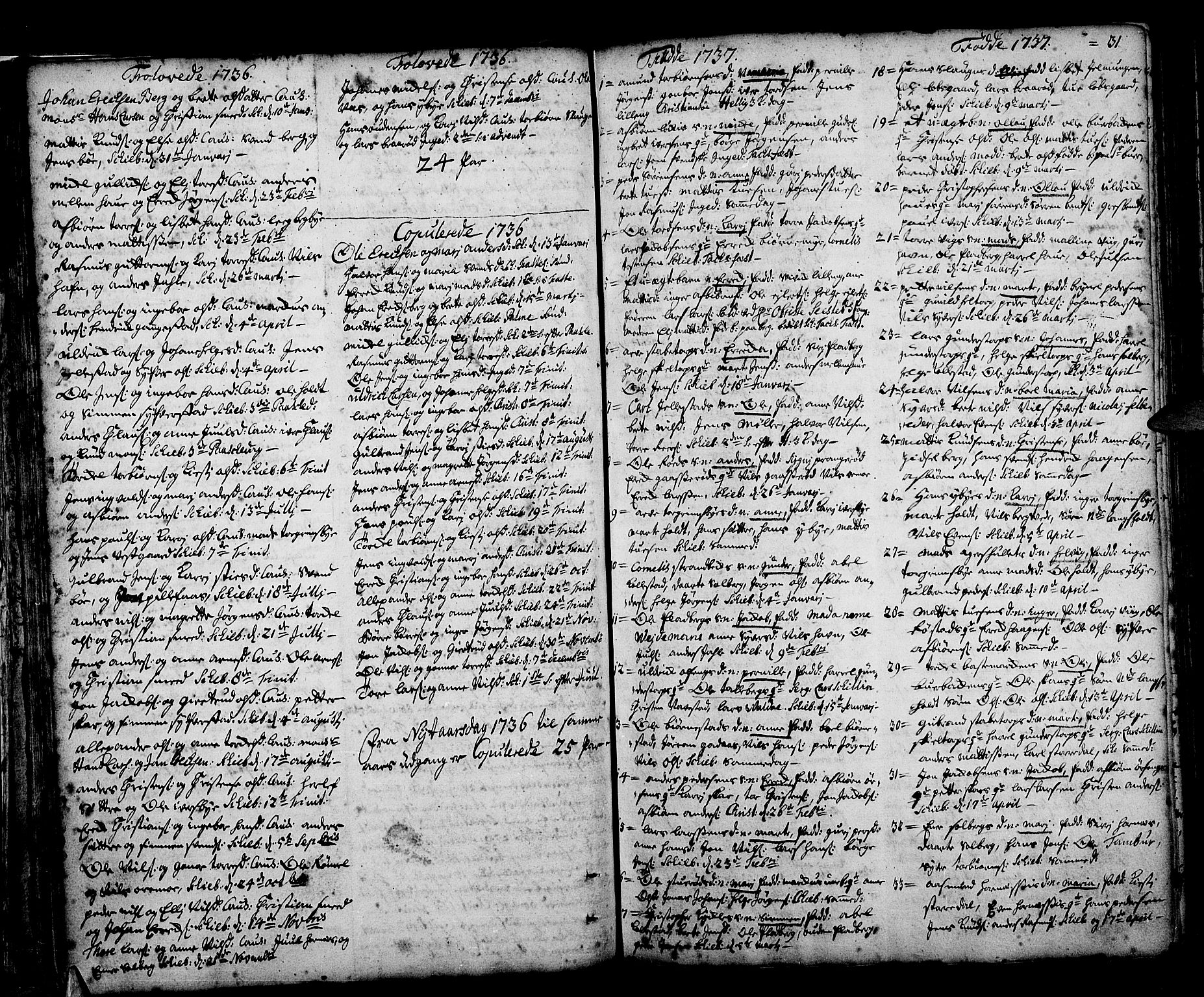 Skjeberg prestekontor Kirkebøker, SAO/A-10923/F/Fa/L0002: Parish register (official) no. I 2, 1726-1791, p. 31