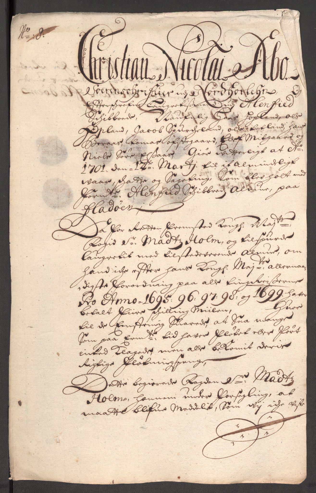 Rentekammeret inntil 1814, Reviderte regnskaper, Fogderegnskap, AV/RA-EA-4092/R51/L3184: Fogderegnskap Nordhordland og Voss, 1698-1699, p. 368