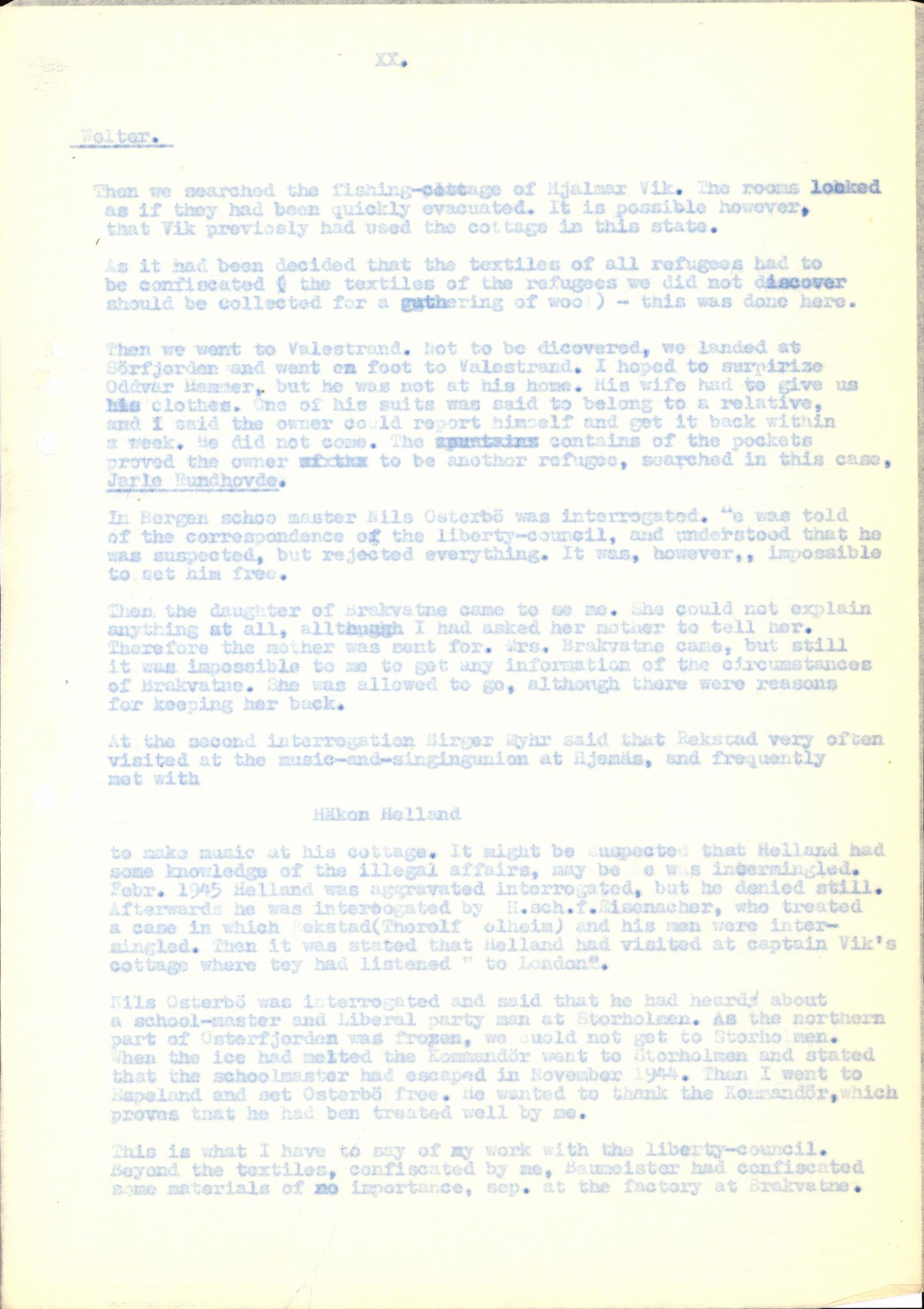 Forsvaret, Forsvarets overkommando II, AV/RA-RAFA-3915/D/Db/L0036: CI Questionaires. Tyske okkupasjonsstyrker i Norge. Tyskere., 1945-1946, p. 488