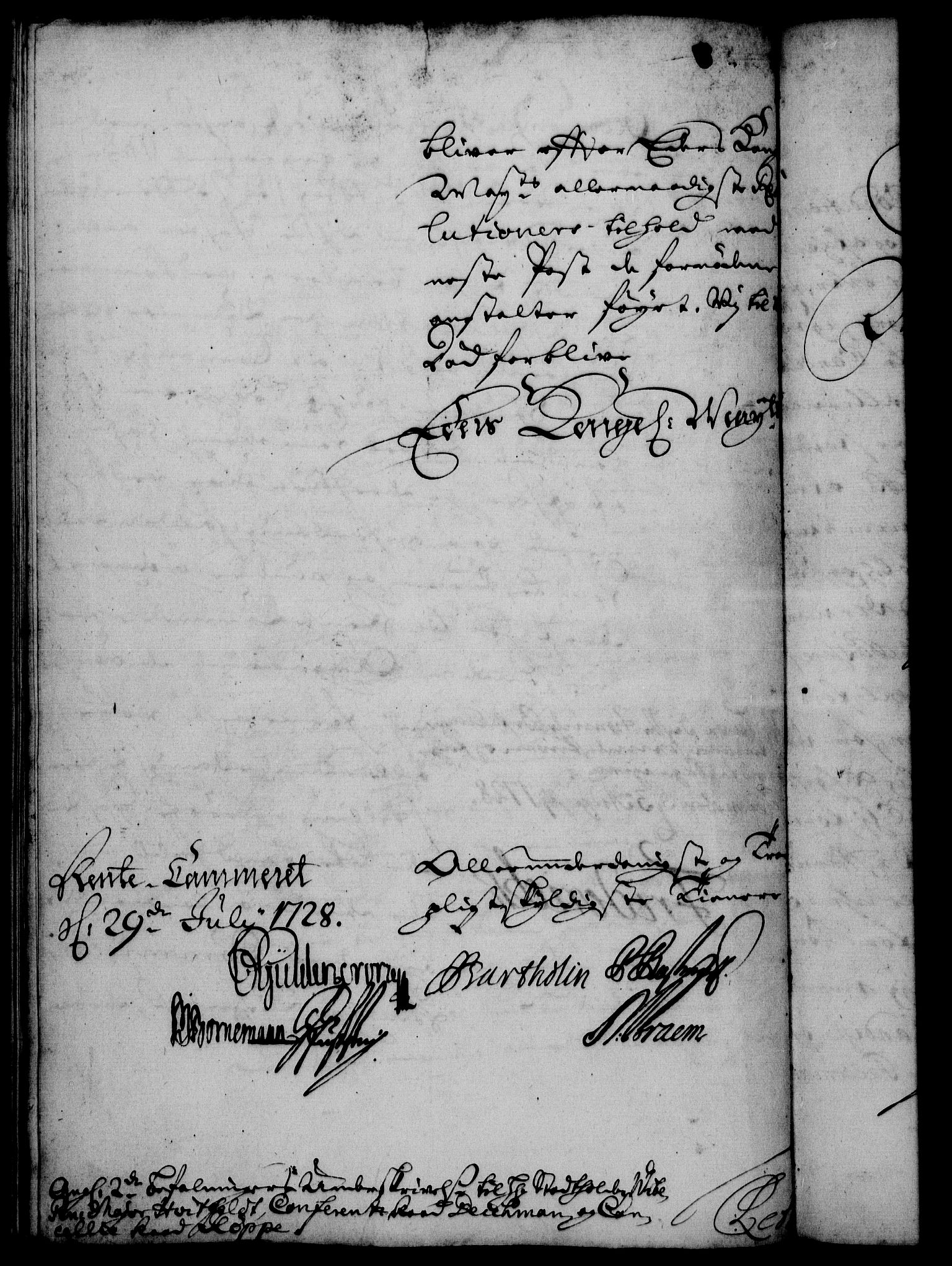 Rentekammeret, Kammerkanselliet, RA/EA-3111/G/Gf/Gfa/L0011: Norsk relasjons- og resolusjonsprotokoll (merket RK 52.11), 1728, p. 552