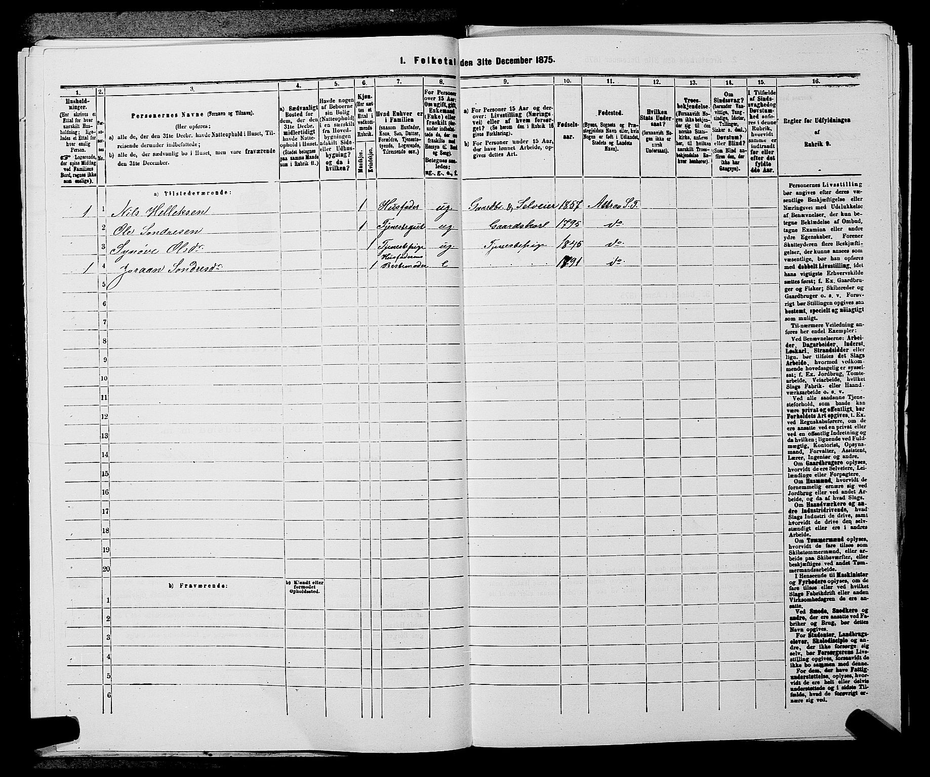 SAKO, 1875 census for 0826P Tinn, 1875, p. 362