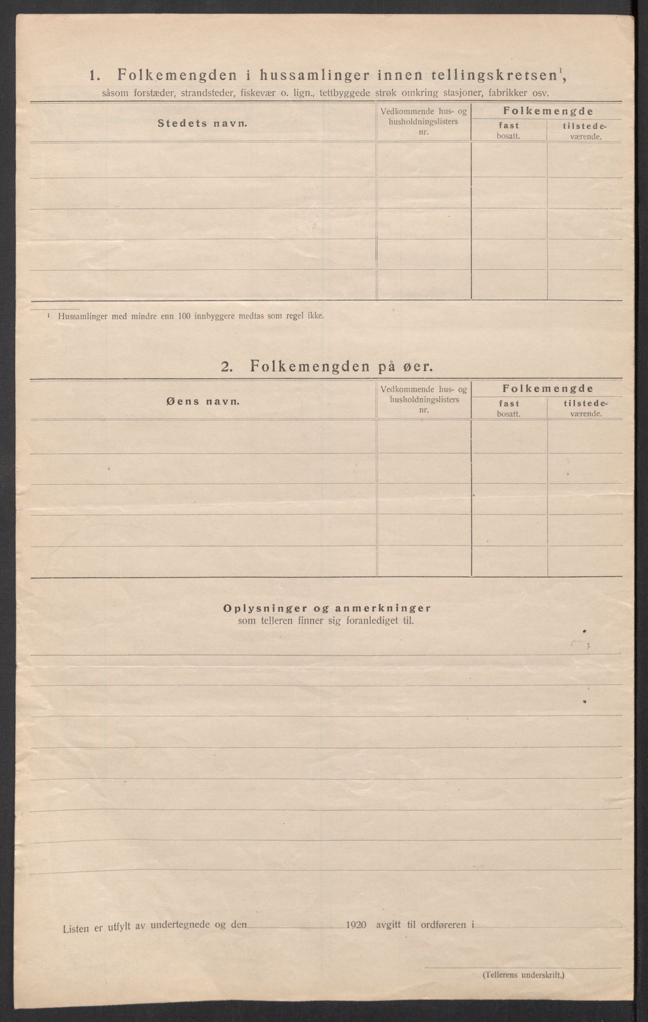 SAT, 1920 census for Oppdal, 1920, p. 29