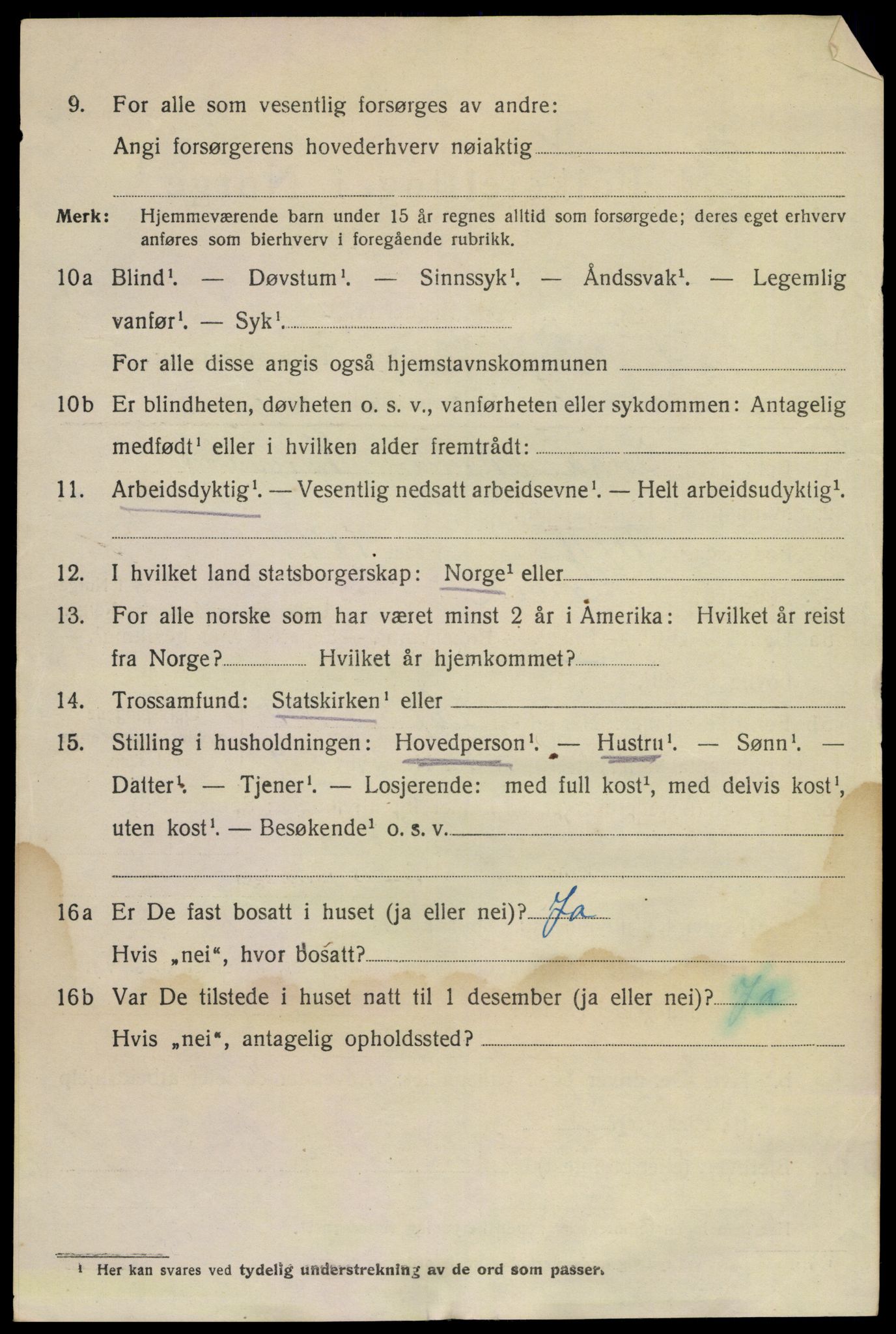 SAKO, 1920 census for Larvik, 1920, p. 20679