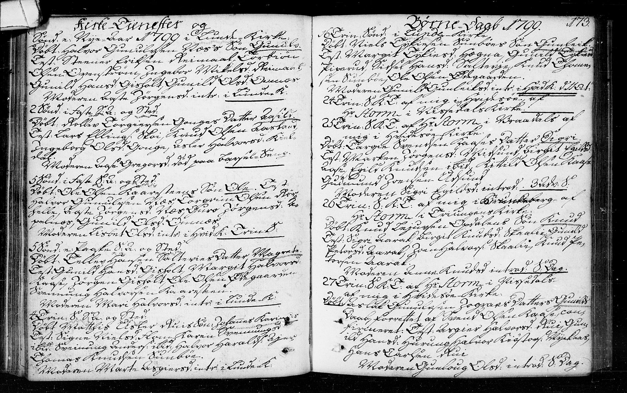 Kviteseid kirkebøker, SAKO/A-276/F/Fa/L0003: Parish register (official) no. I 3, 1787-1799, p. 173