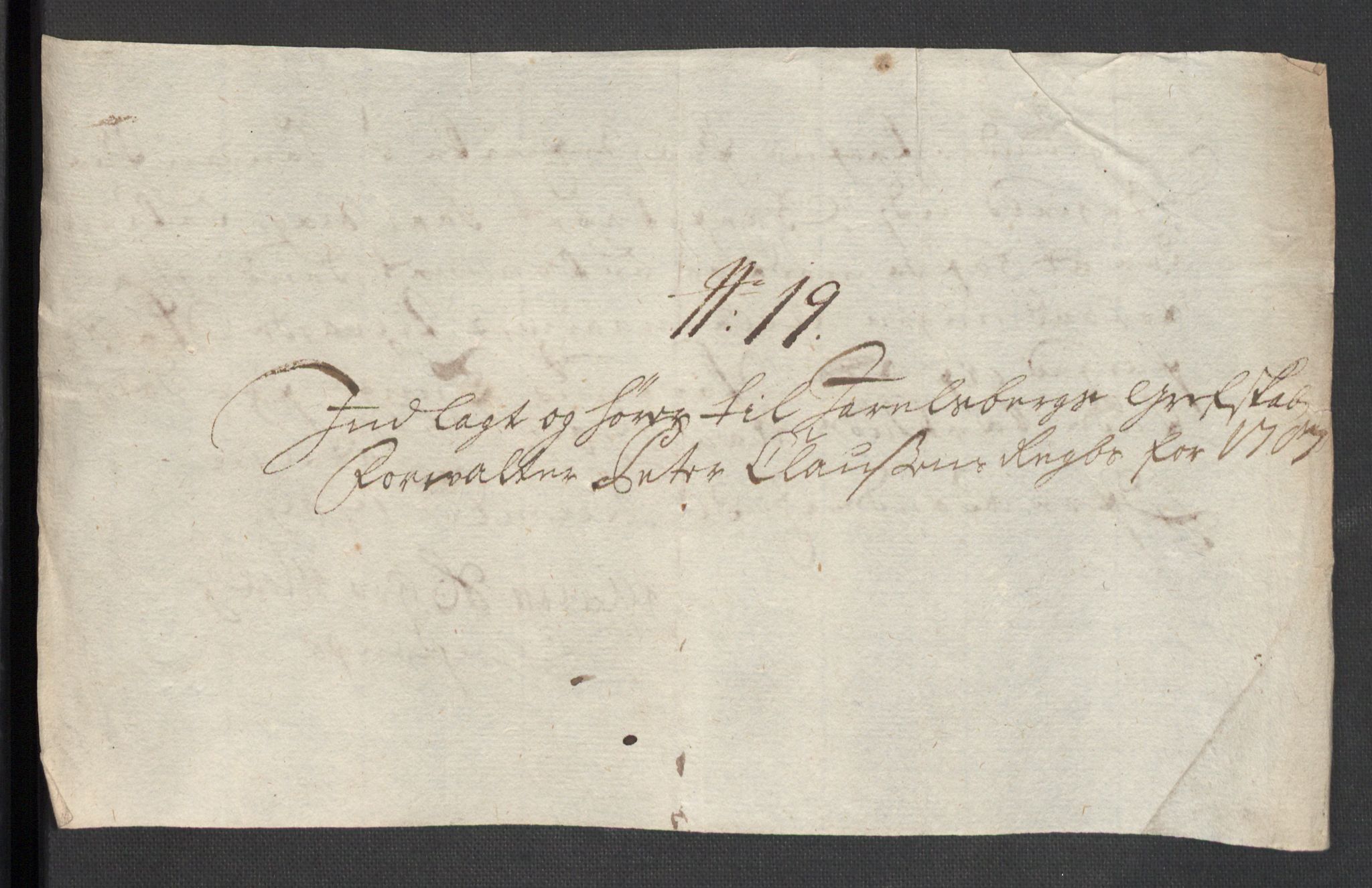 Rentekammeret inntil 1814, Reviderte regnskaper, Fogderegnskap, RA/EA-4092/R32/L1872: Fogderegnskap Jarlsberg grevskap, 1706-1707, p. 498