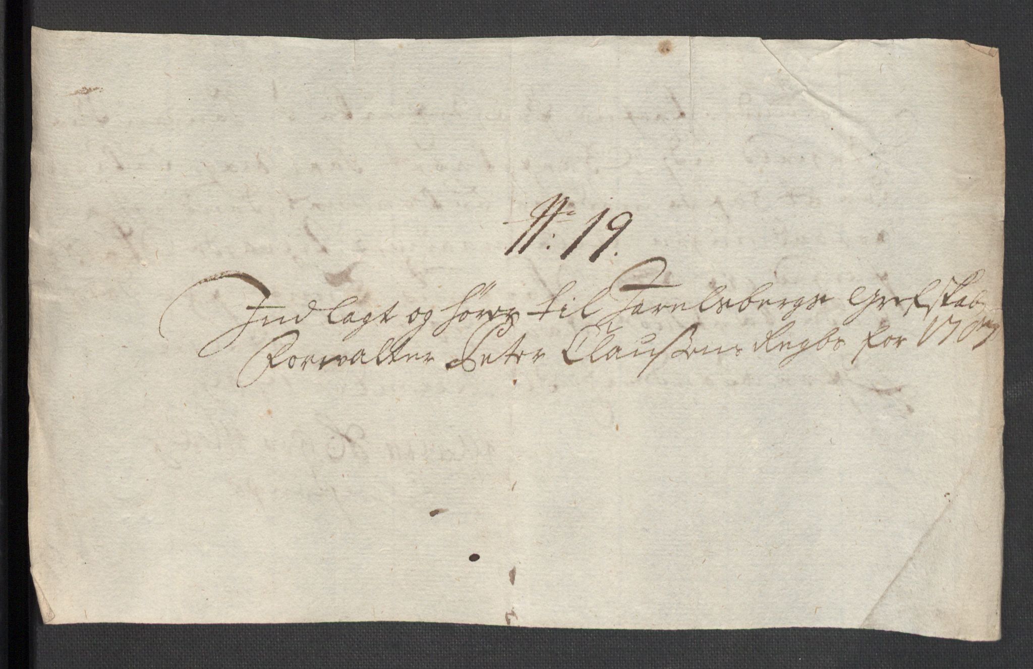 Rentekammeret inntil 1814, Reviderte regnskaper, Fogderegnskap, AV/RA-EA-4092/R32/L1872: Fogderegnskap Jarlsberg grevskap, 1706-1707, p. 498