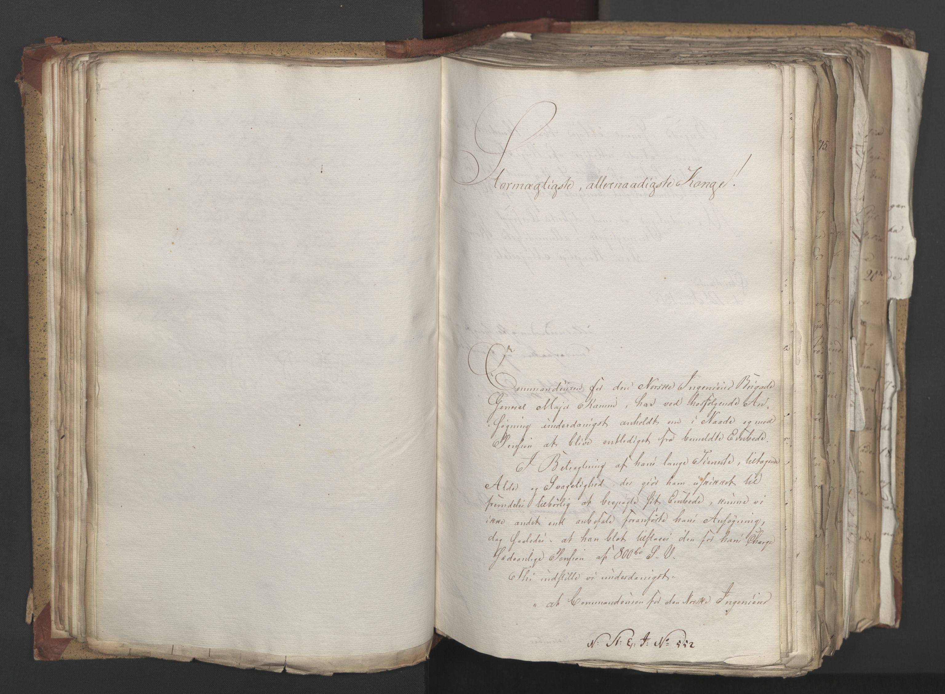 Statsrådsavdelingen i Stockholm, AV/RA-S-1003/D/Da/L0003: Regjeringsinnstillinger nr. 519-787, 1815, p. 82