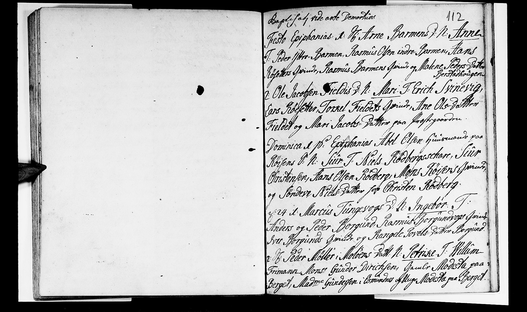 Selje sokneprestembete, SAB/A-99938/H/Ha/Haa/Haaa: Parish register (official) no. A 3, 1731-1743, p. 112