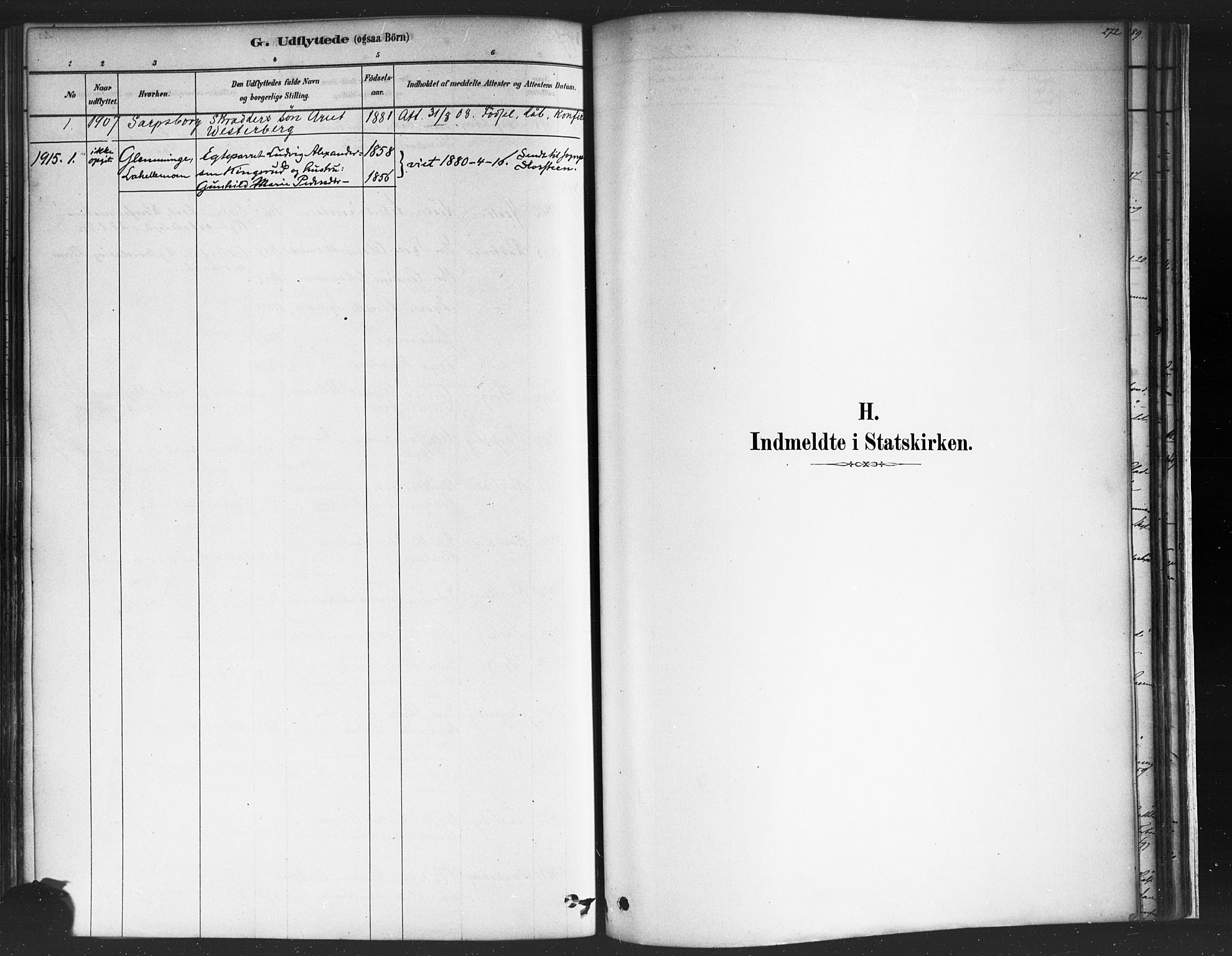 Varteig prestekontor Kirkebøker, AV/SAO-A-10447a/F/Fa/L0002: Parish register (official) no. 2, 1878-1899, p. 272