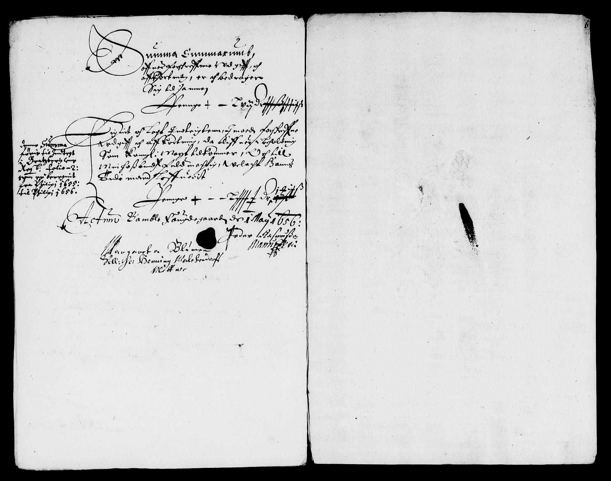 Rentekammeret inntil 1814, Reviderte regnskaper, Lensregnskaper, AV/RA-EA-5023/R/Rb/Rbp/L0041: Bratsberg len, 1654-1656