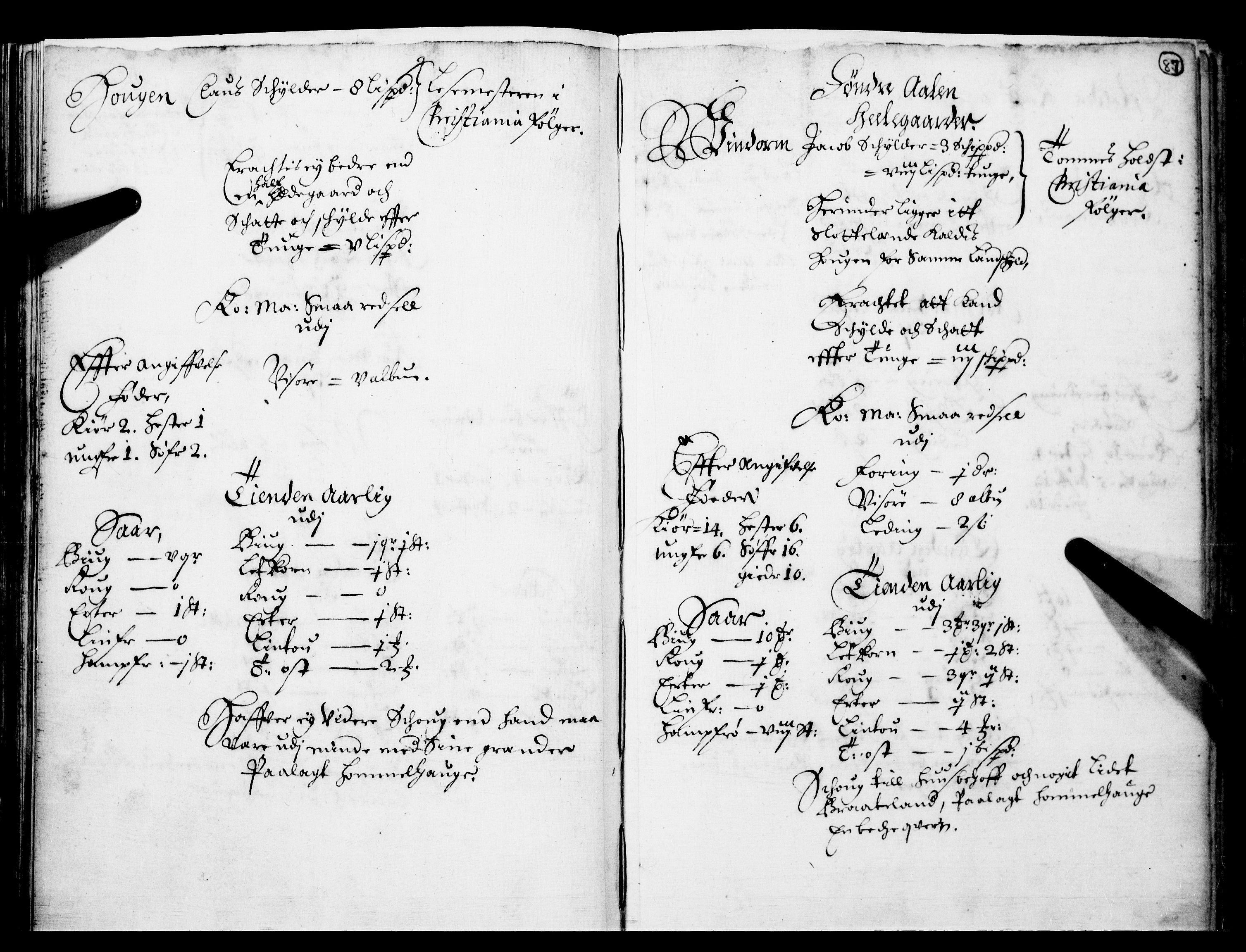 Rentekammeret inntil 1814, Realistisk ordnet avdeling, AV/RA-EA-4070/N/Nb/Nba/L0016: Hadeland og Valdres fogderi, 1. del, 1667, p. 86b-87a