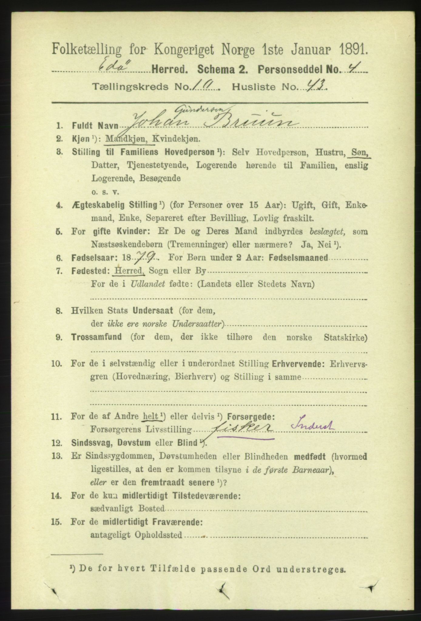 RA, 1891 census for 1573 Edøy, 1891, p. 2871