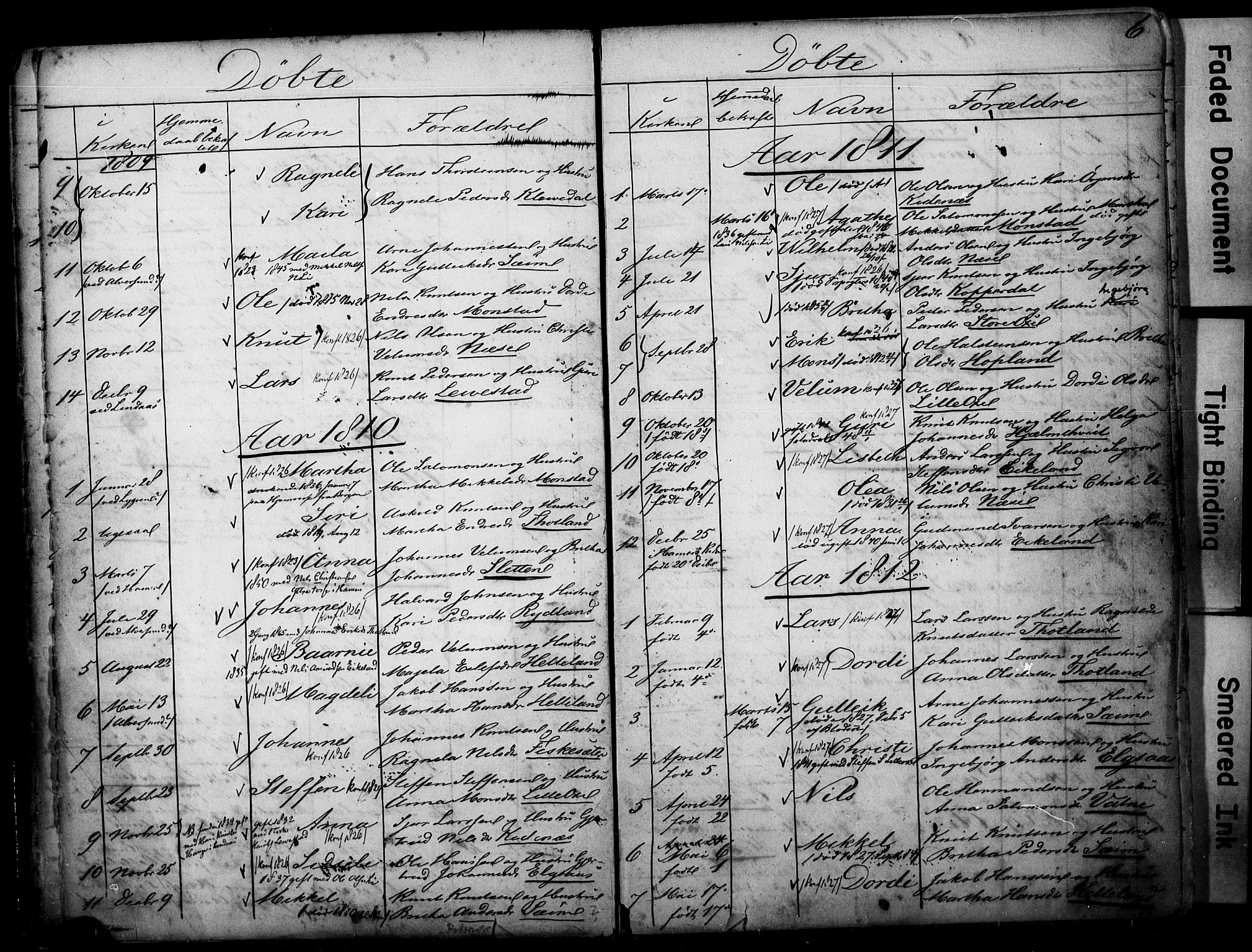 Alversund Sokneprestembete, AV/SAB-A-73901/H/Ha/Hab: Parish register (copy) no. D 1, 1800-1870, p. 6