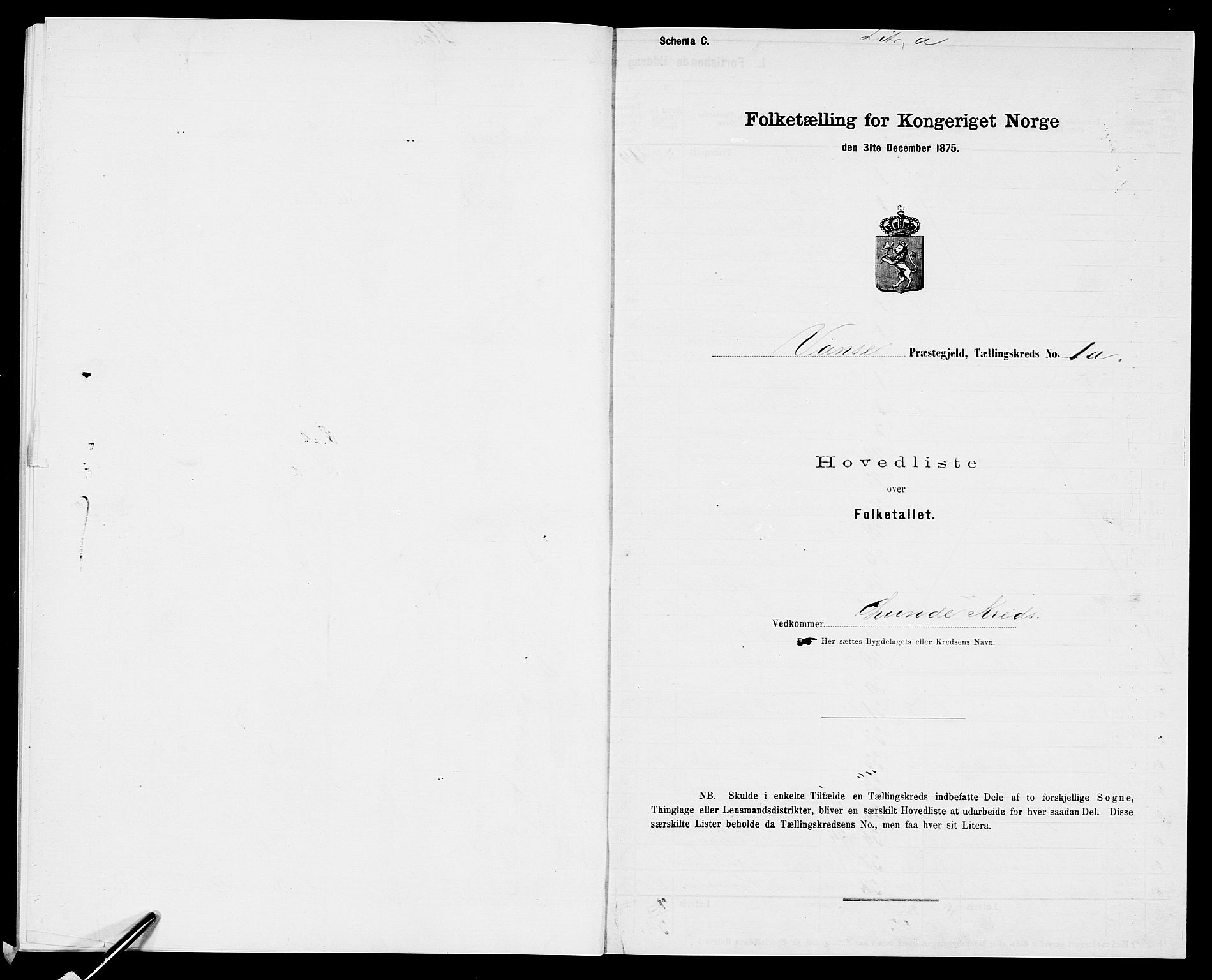 SAK, 1875 census for 1041L Vanse/Vanse og Farsund, 1875, p. 51